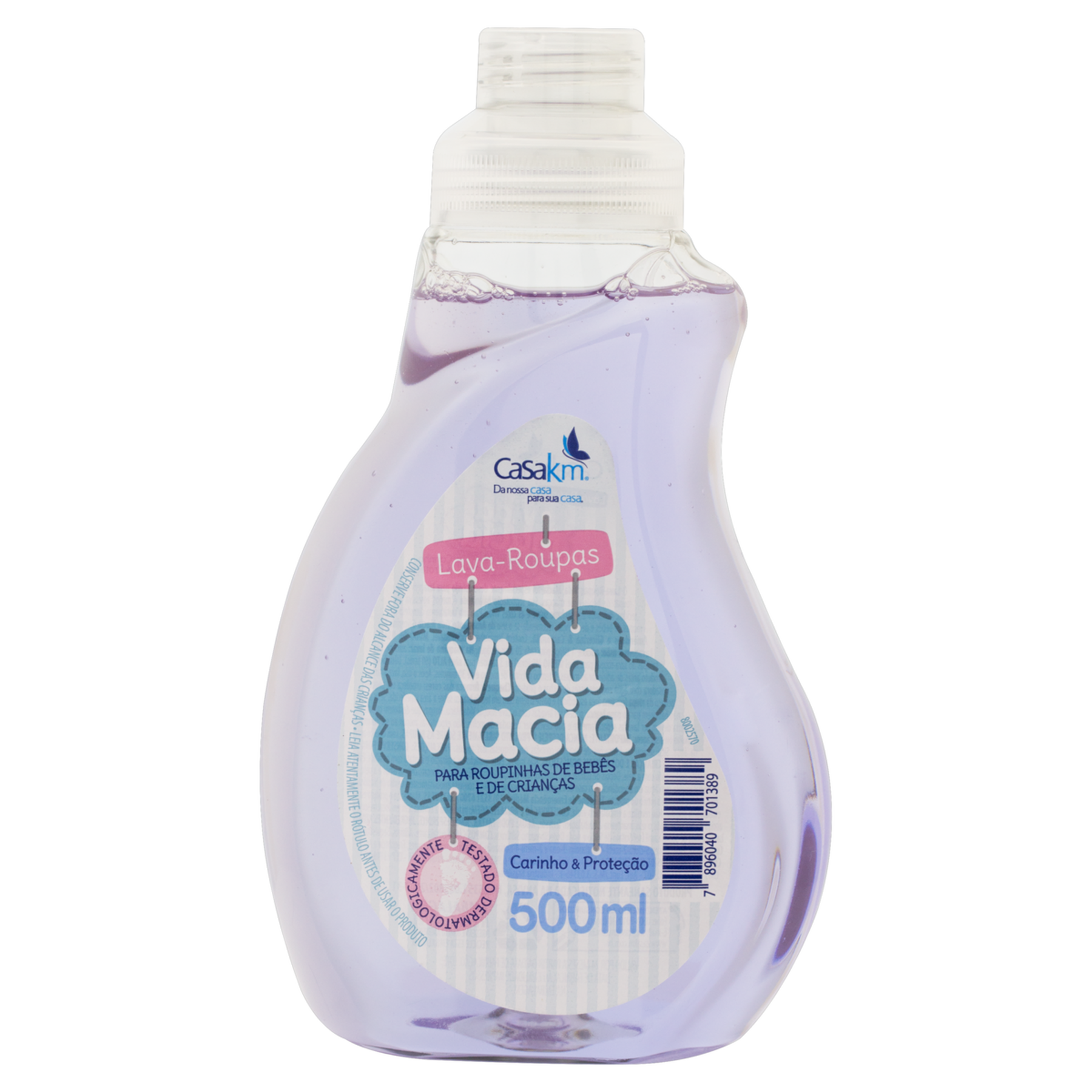 Lava-Roupas Líquido Carinho & Proteção Vida Macia Frasco 500ml