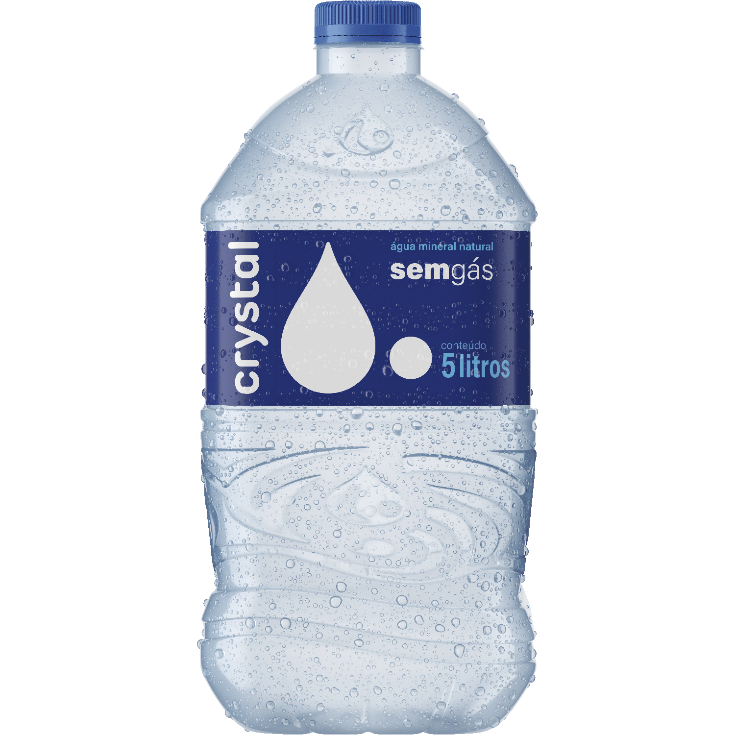 &Aacute;gua Mineral Natural sem G&aacute;s Crystal Gal&atilde;o 5l