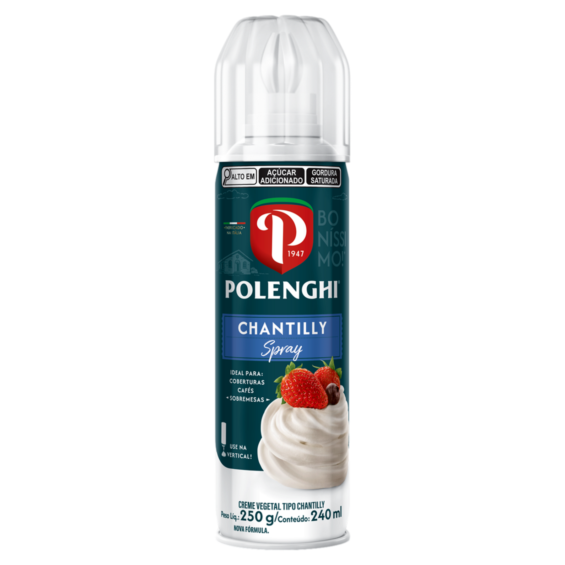 Creme Chantilly Spray Polenghi Frasco 250g