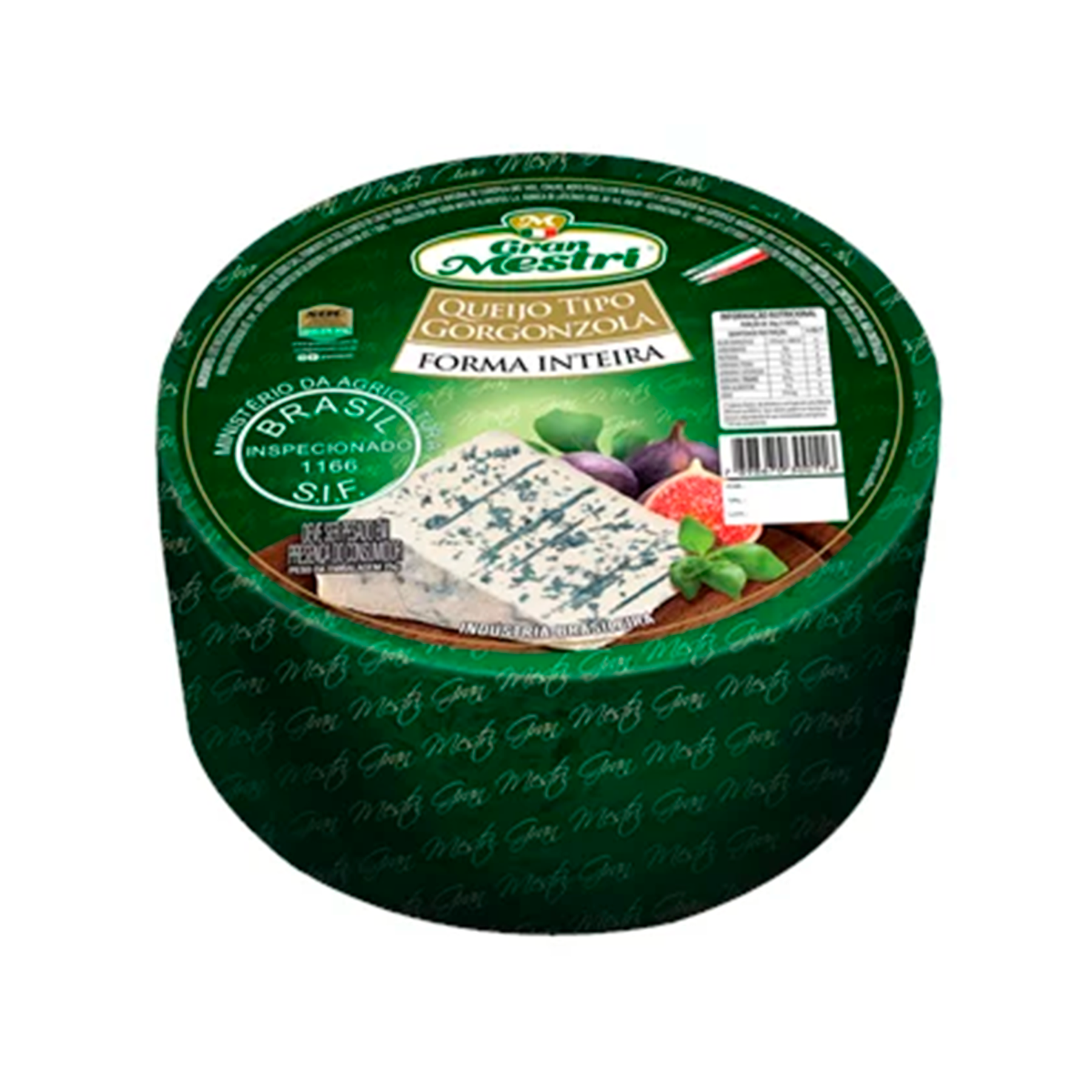 Queijo Gorgonzola Gran Mestri Pedaço aprox. 200g