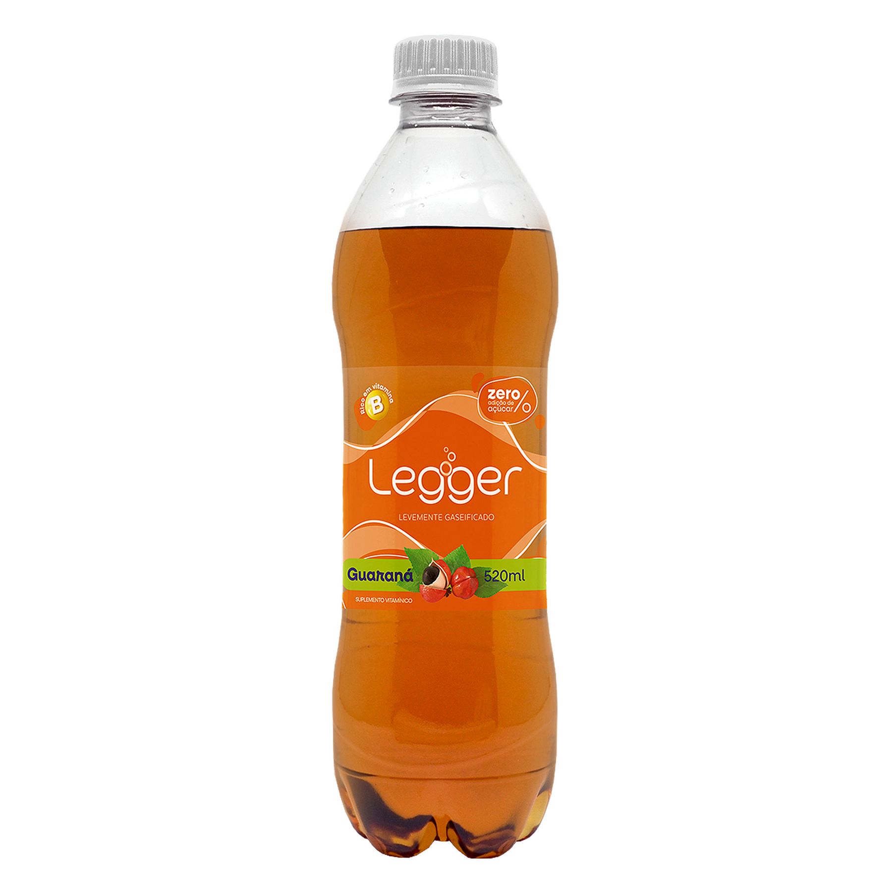 Refrigerante Guaran&aacute; Zero Legger Garrafa 520ml