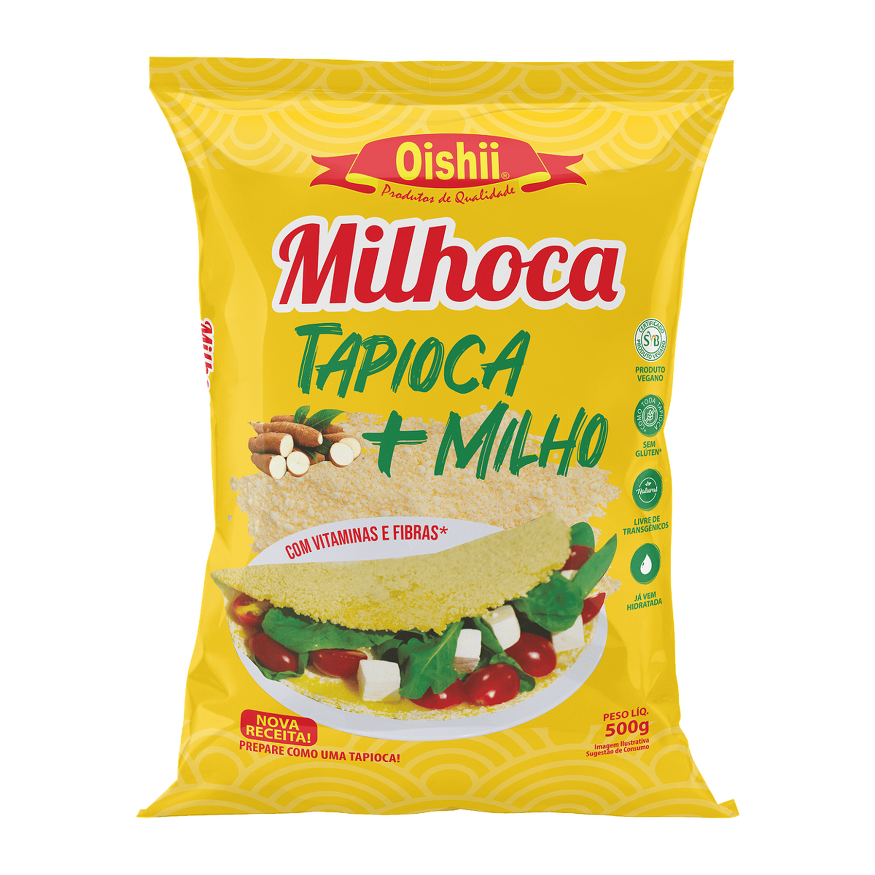 Milhoca Tapioca com Milho Oishii 500g