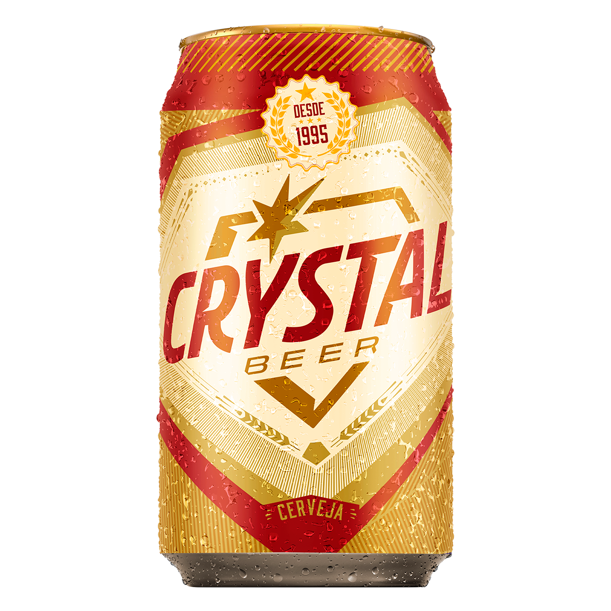 Cerveja Crystal Lata 350ml&nbsp;