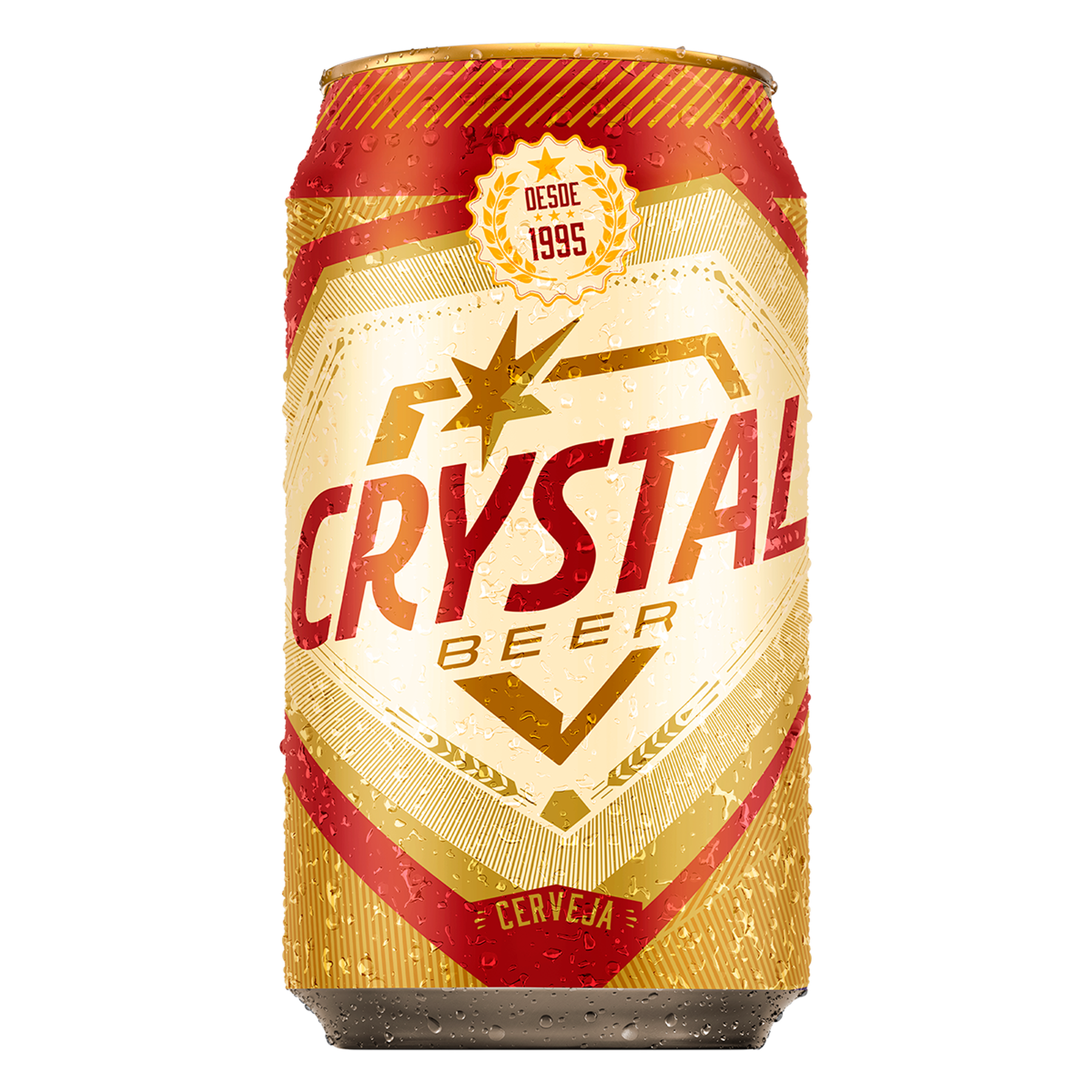 Cerveja Crystal Lata 350ml&nbsp;