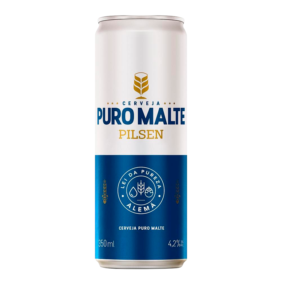 Cerveja Puro Malte Pilsen Lata 350ml