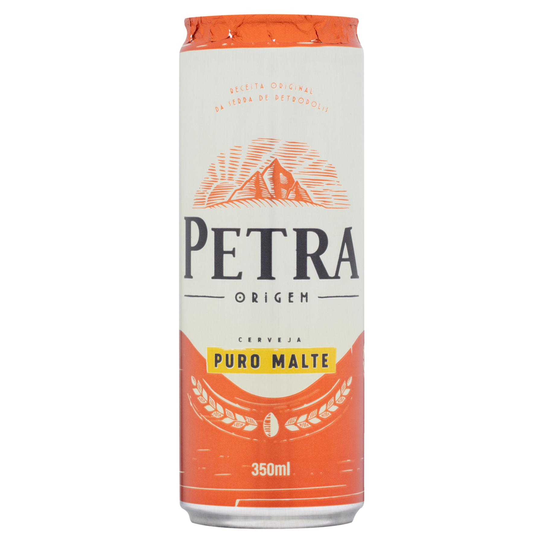 Cerveja American Lager Puro Malte Petra Origem Lata 350ml