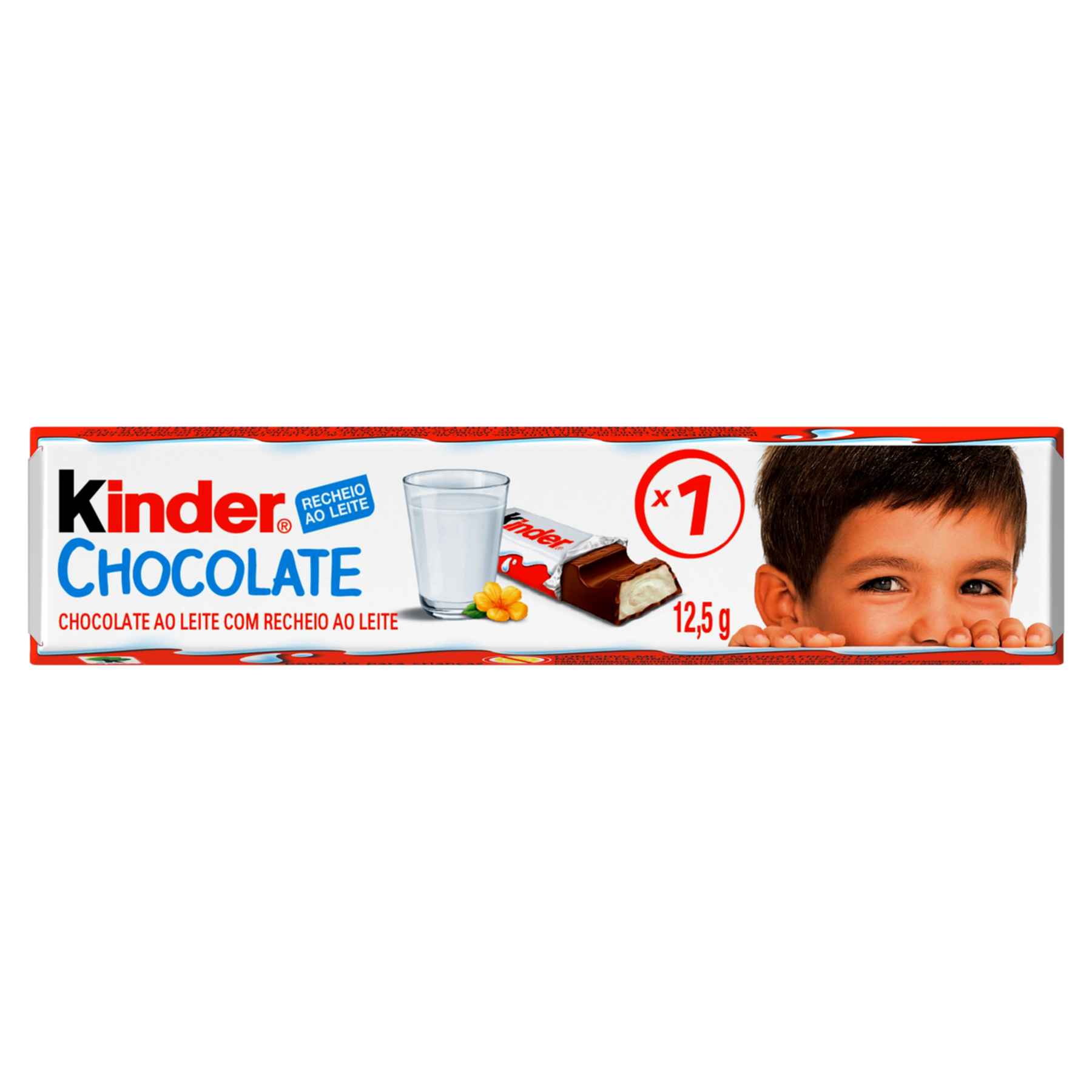 Chocolate ao Leite Kinder Pacote 12,5g