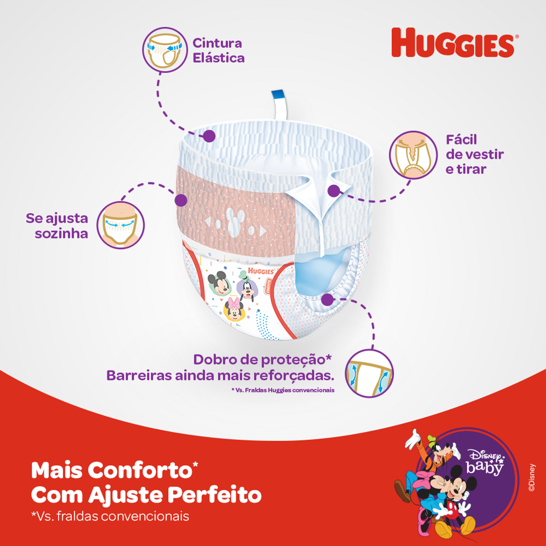 Fralda Descartável Infantil Roupinha Huggies Supreme Care XXG Pacote 24 Unidades