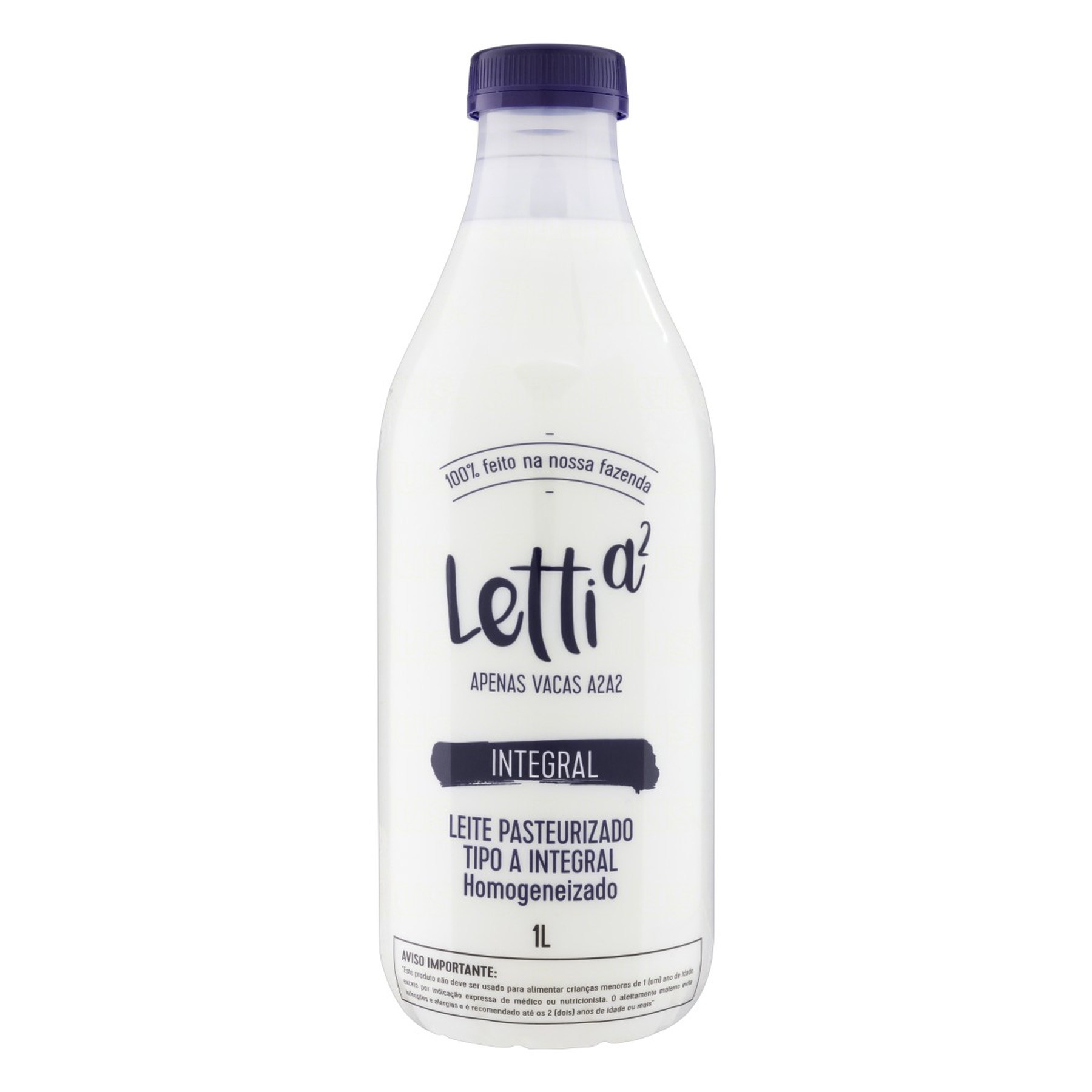 Leite Integral Pasteurizado Homogeneizado Tipo A Letti a&sup2; Garrafa 1l
