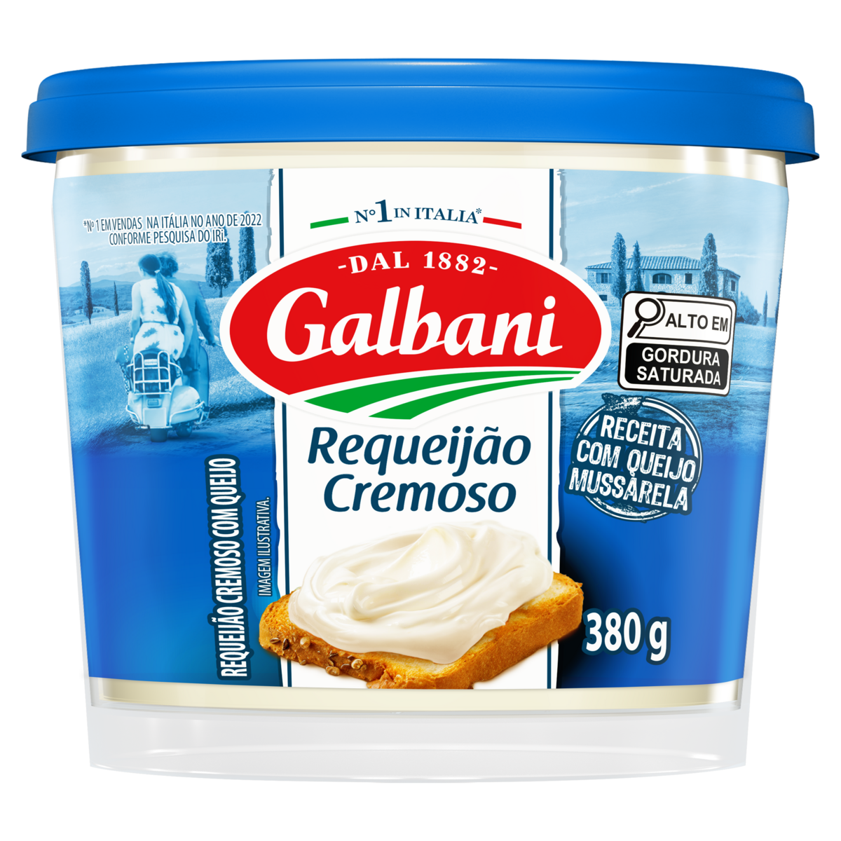 Requeij&atilde;o Cremoso Galbani Pote 380g