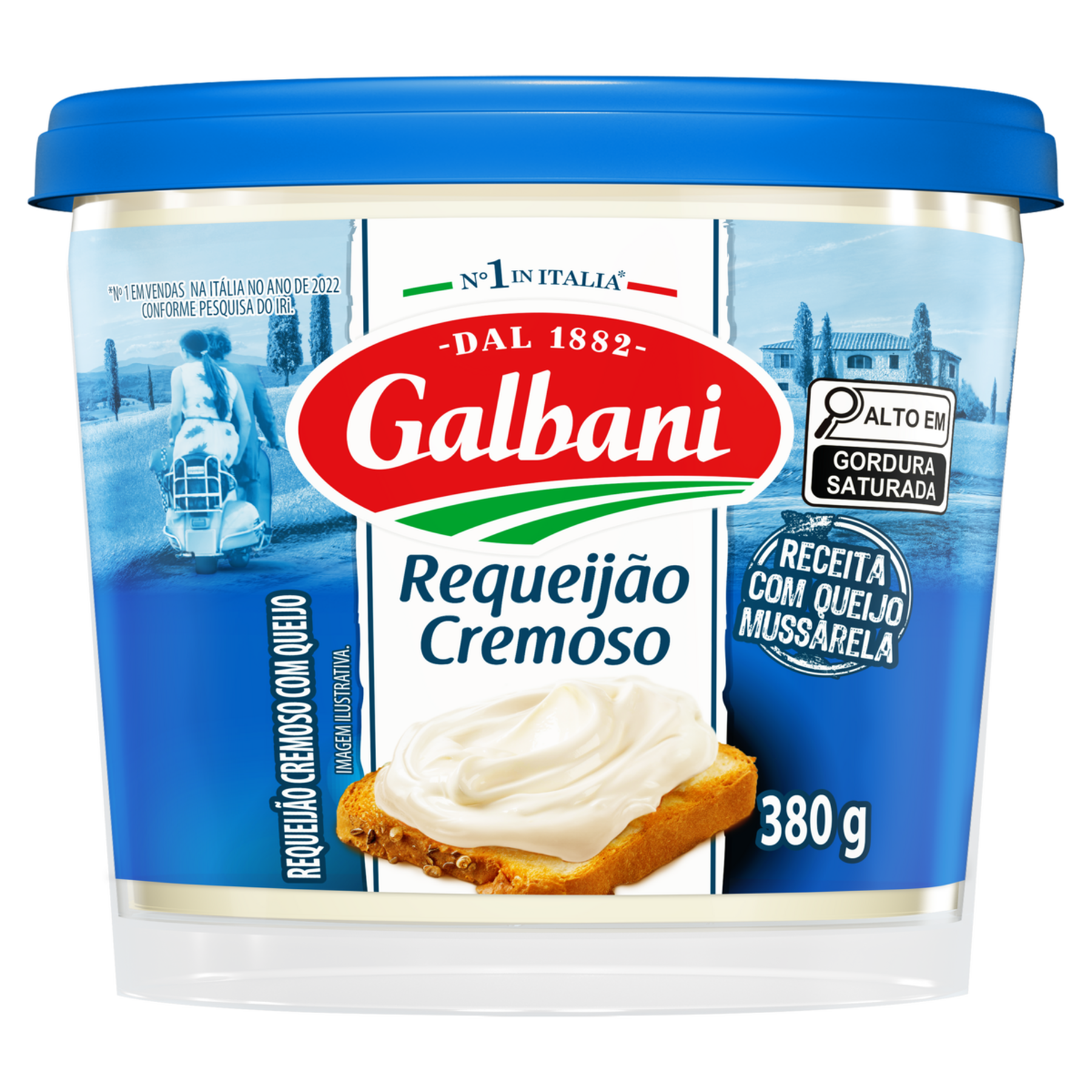 Requeijão Cremoso Galbani Pote 380g