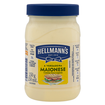Maionese Hellmanns Pote 250g