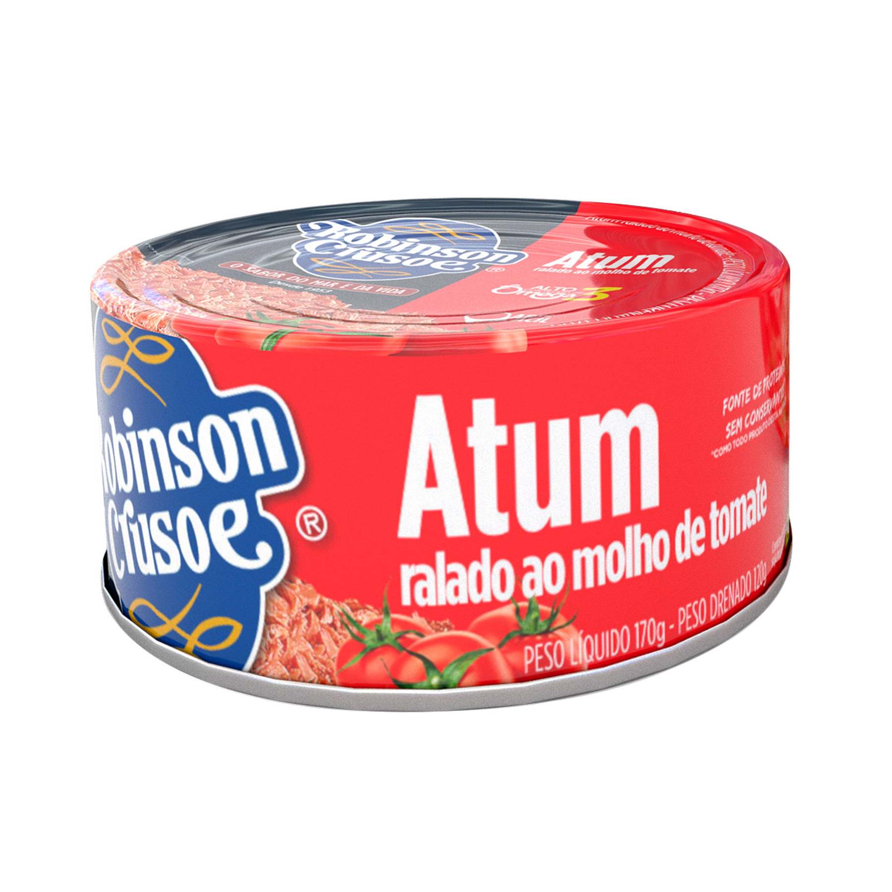 Atum Ralado ao Molho de Tomate Robinson Crusoe Lata 170g