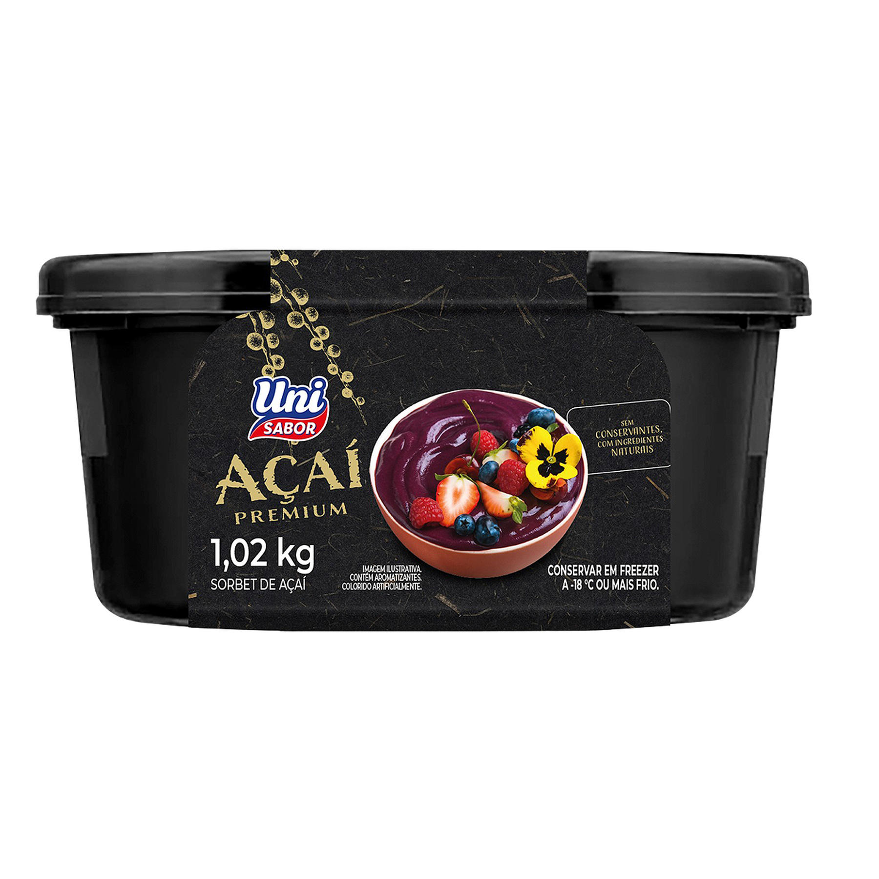 Açaí Premium Uni Sabor Pote 1,020l