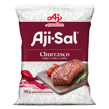 Sal Grosso para Churrasco Aji-Sal Pacote 500g