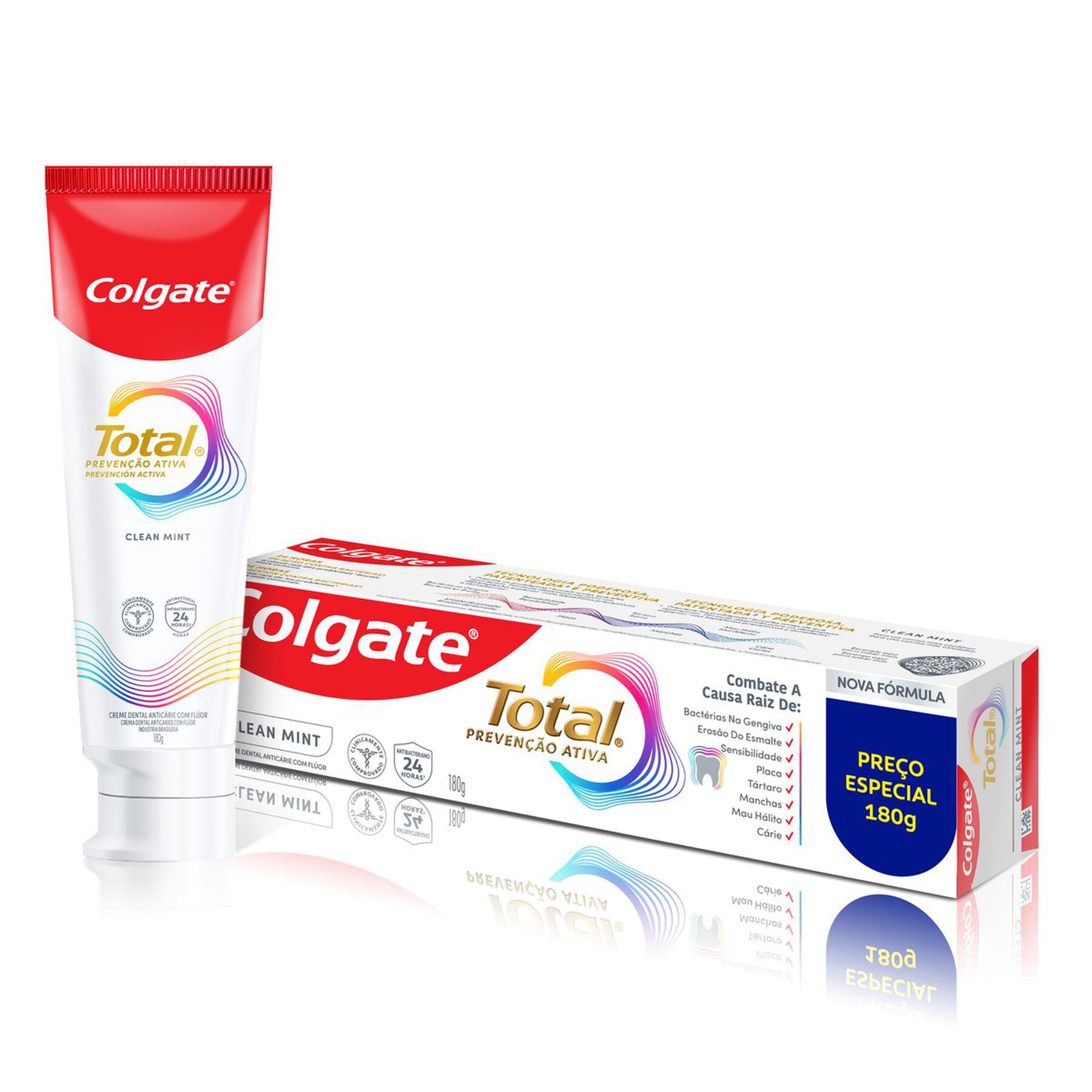 Creme Dental Colgate Total 12 Clean Mint 180g