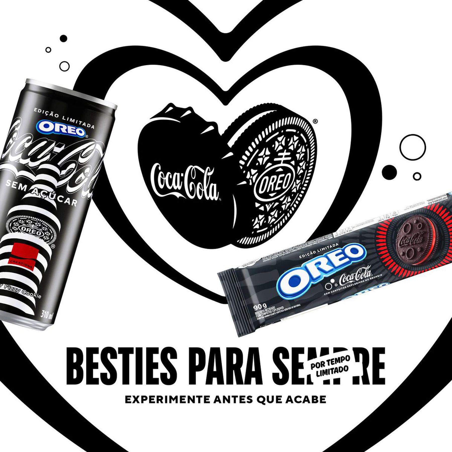 Biscoito Coca-Cola Oreo Pacote 90g