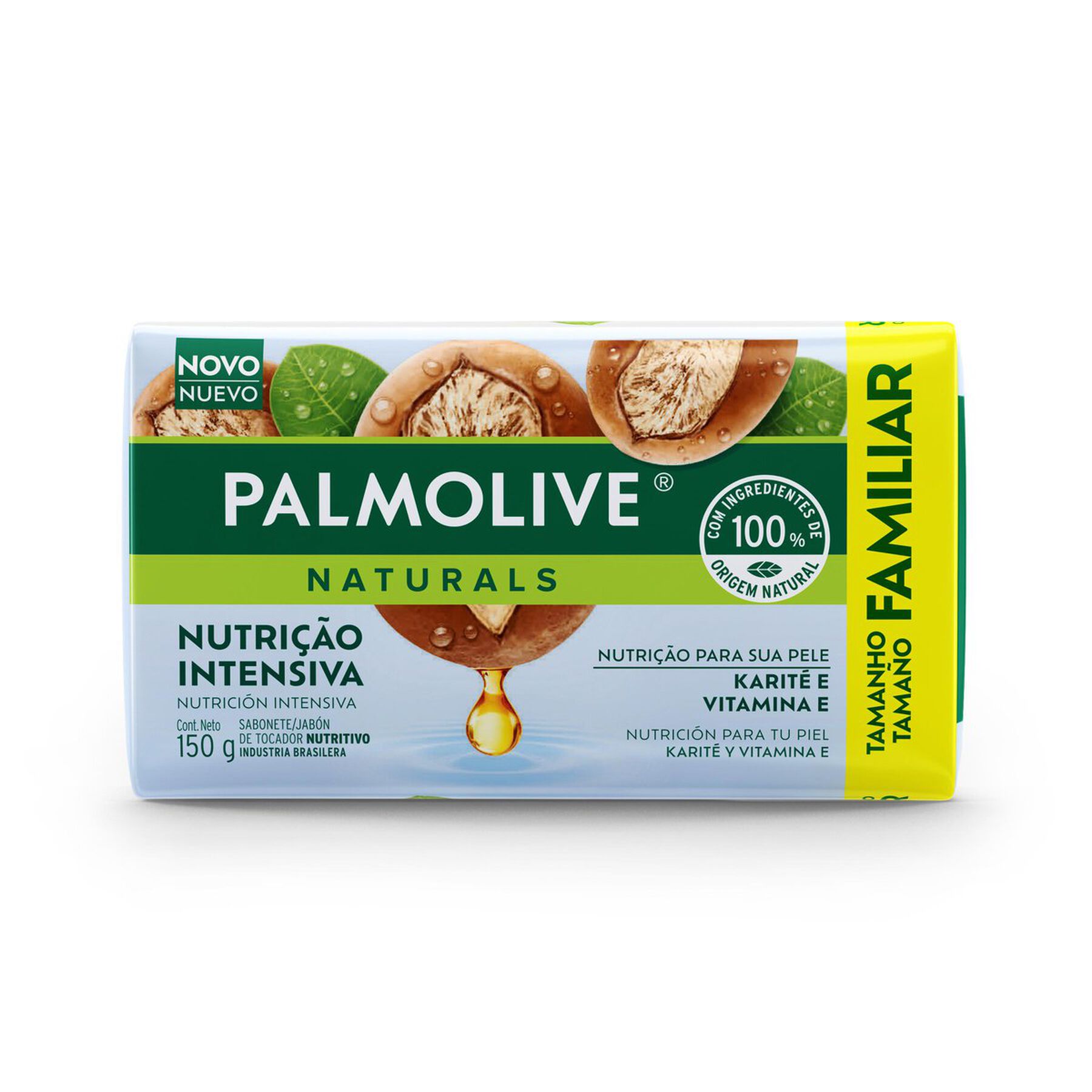 Sabonete em Barra Hidratação Intensiva Palmolive Naturals Cartucho 150g