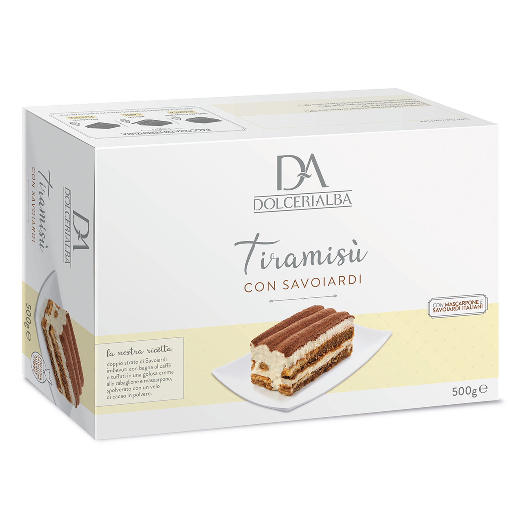 Tiramisú Congelado DolceriAlba Caixa 500g