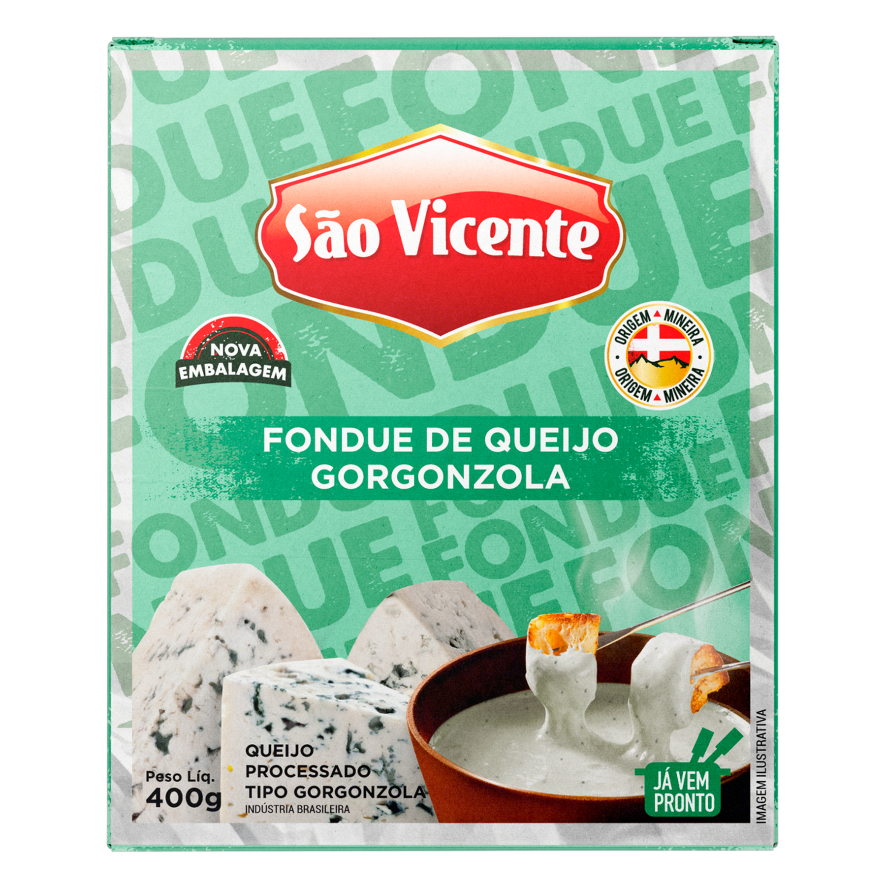 Fondue de Queijo Gorgonzola São Vicente 400g