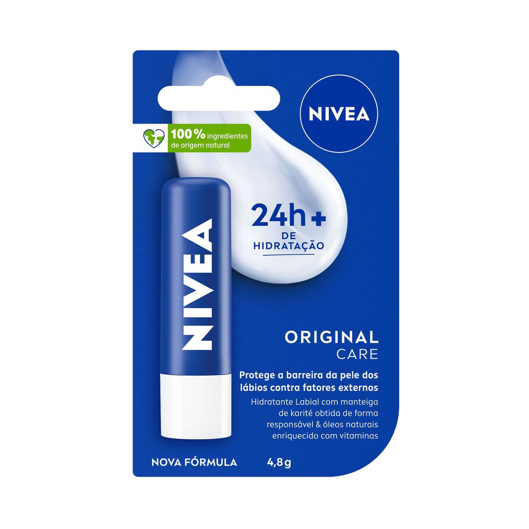 Protetor Original Care Labial Nivea Blister 4,8g