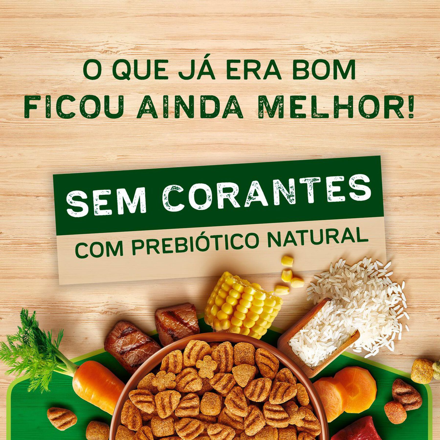 Alimento para Cães Adultos Raças Médias e Grandes Carne, Frango e Arroz Purina Dog Chow Extra Life Pacote 10,1kg