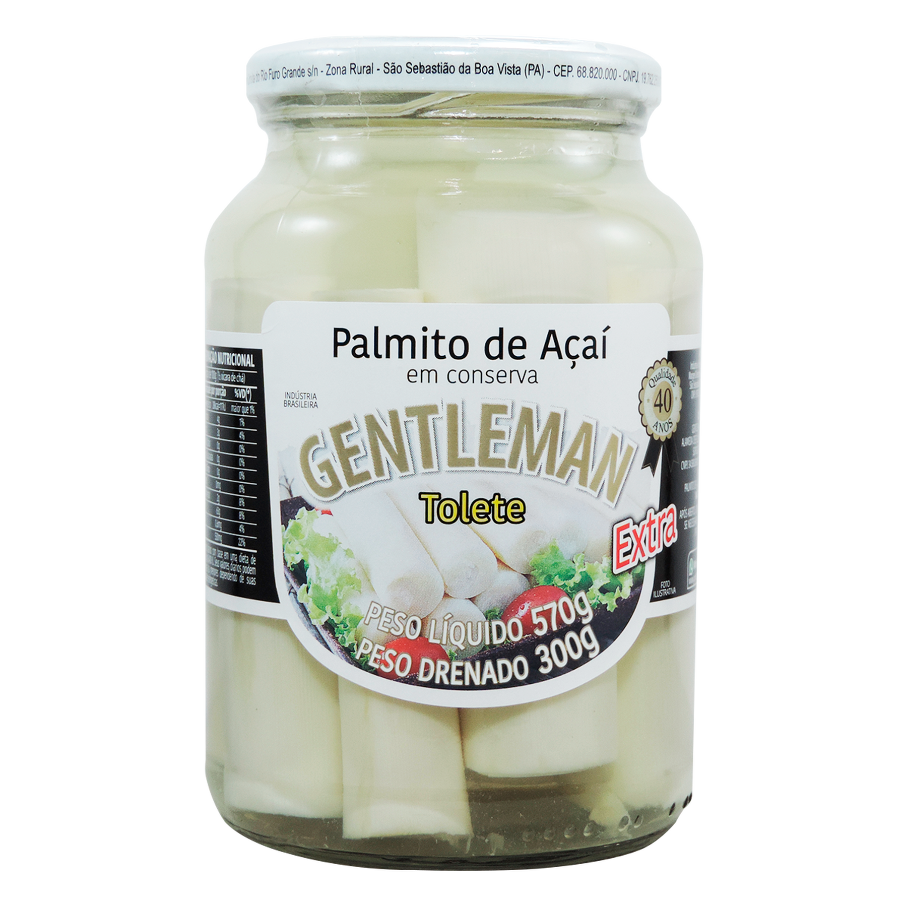 Palmito Gentleman Extra 300g