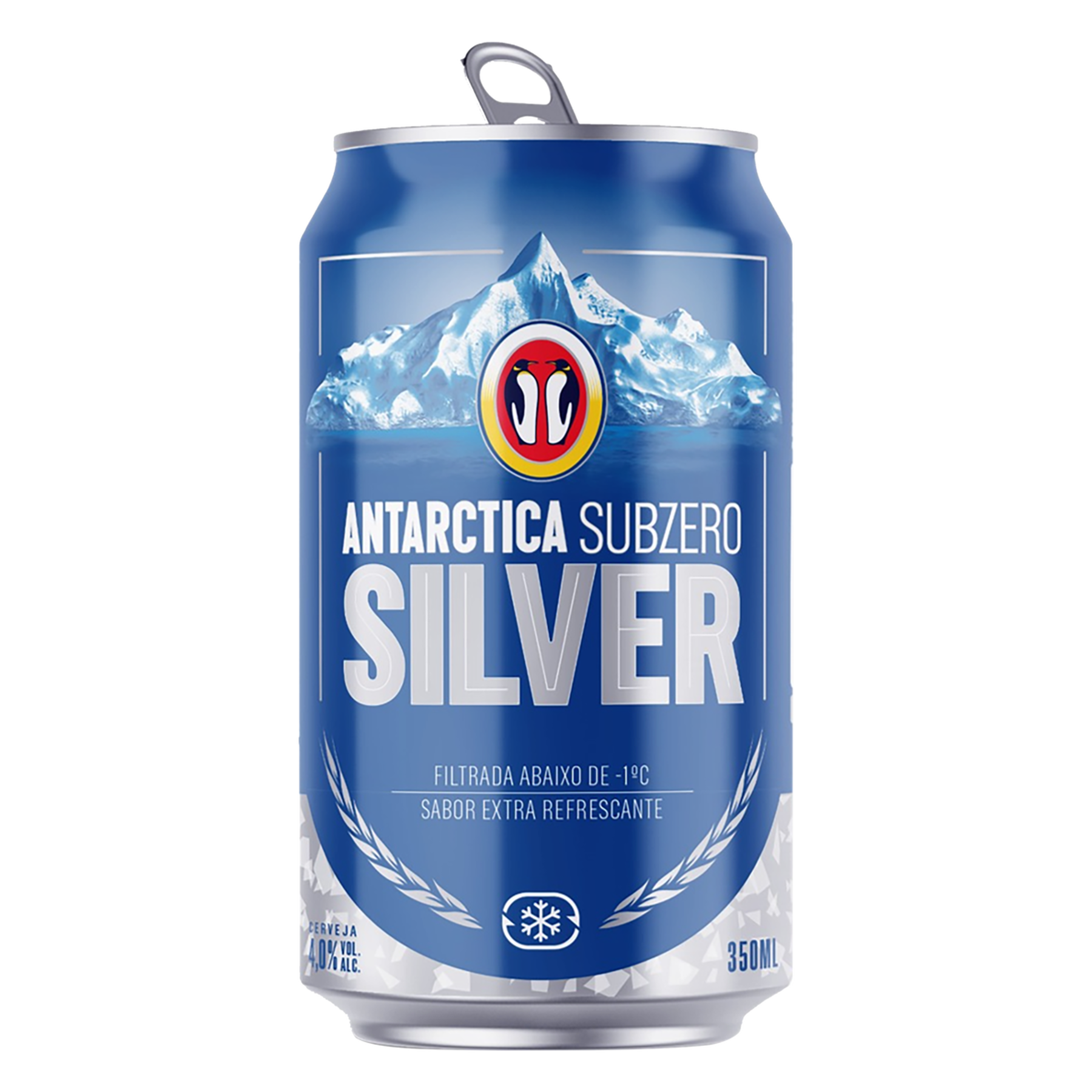 Cerveja Silver Antarctica Subzero Lata 350ml