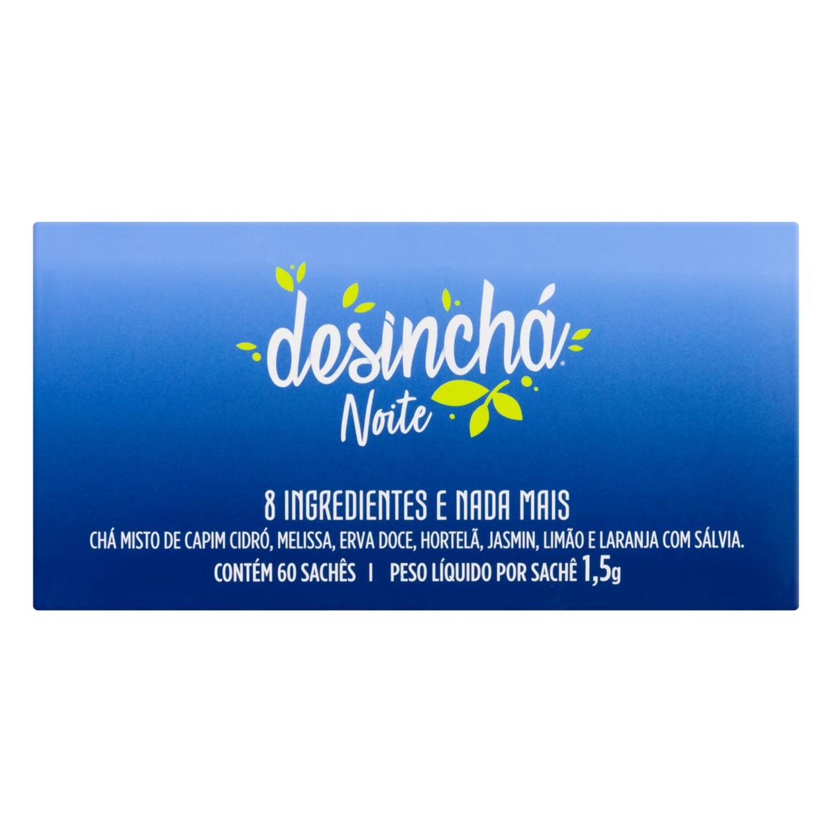 Ch&aacute; 8 Ingredientes Frutado e Envolvente Desinch&aacute; Noite Caixa 90g 60 Unidades