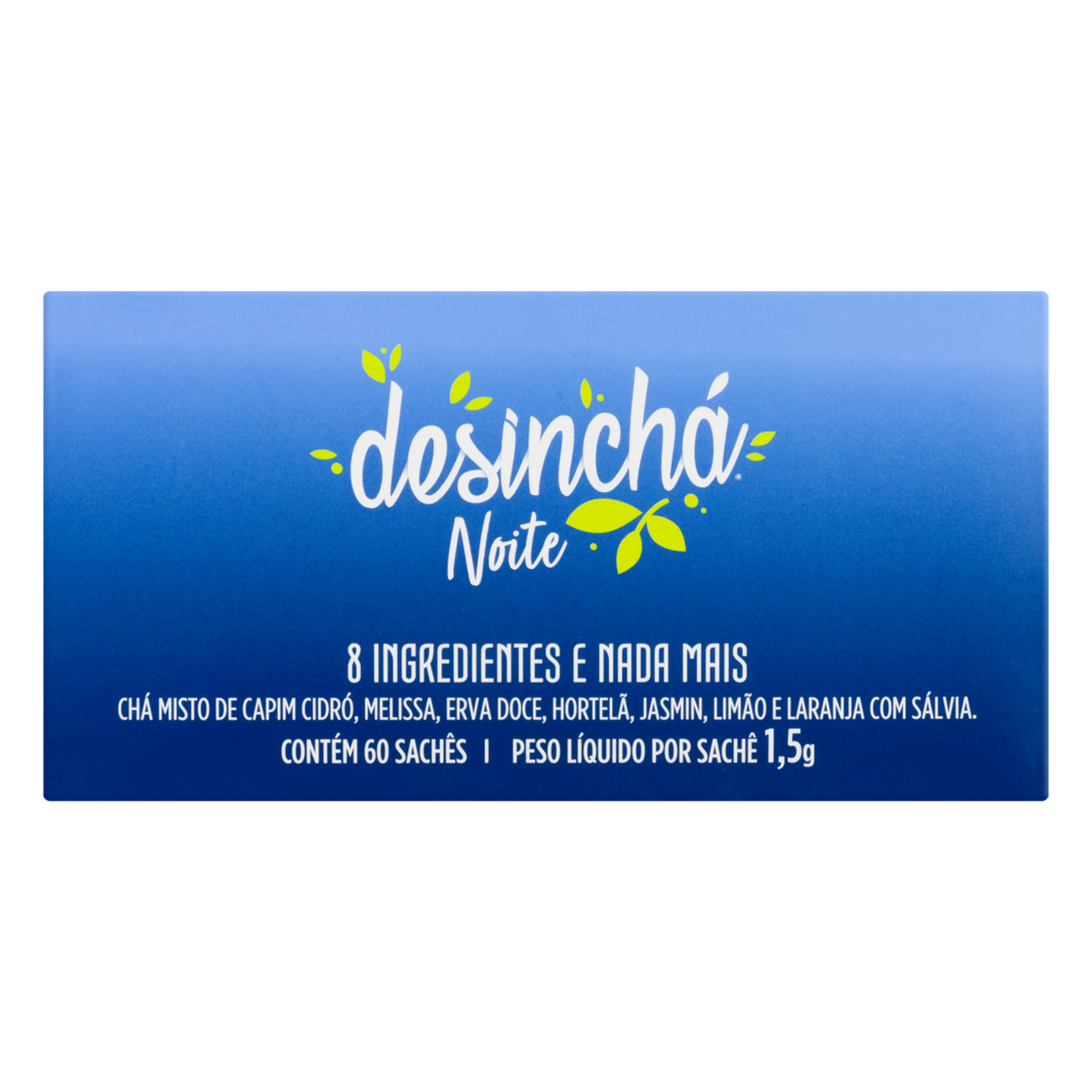 Ch&aacute; 8 Ingredientes Frutado e Envolvente Desinch&aacute; Noite Caixa 90g 60 Unidades