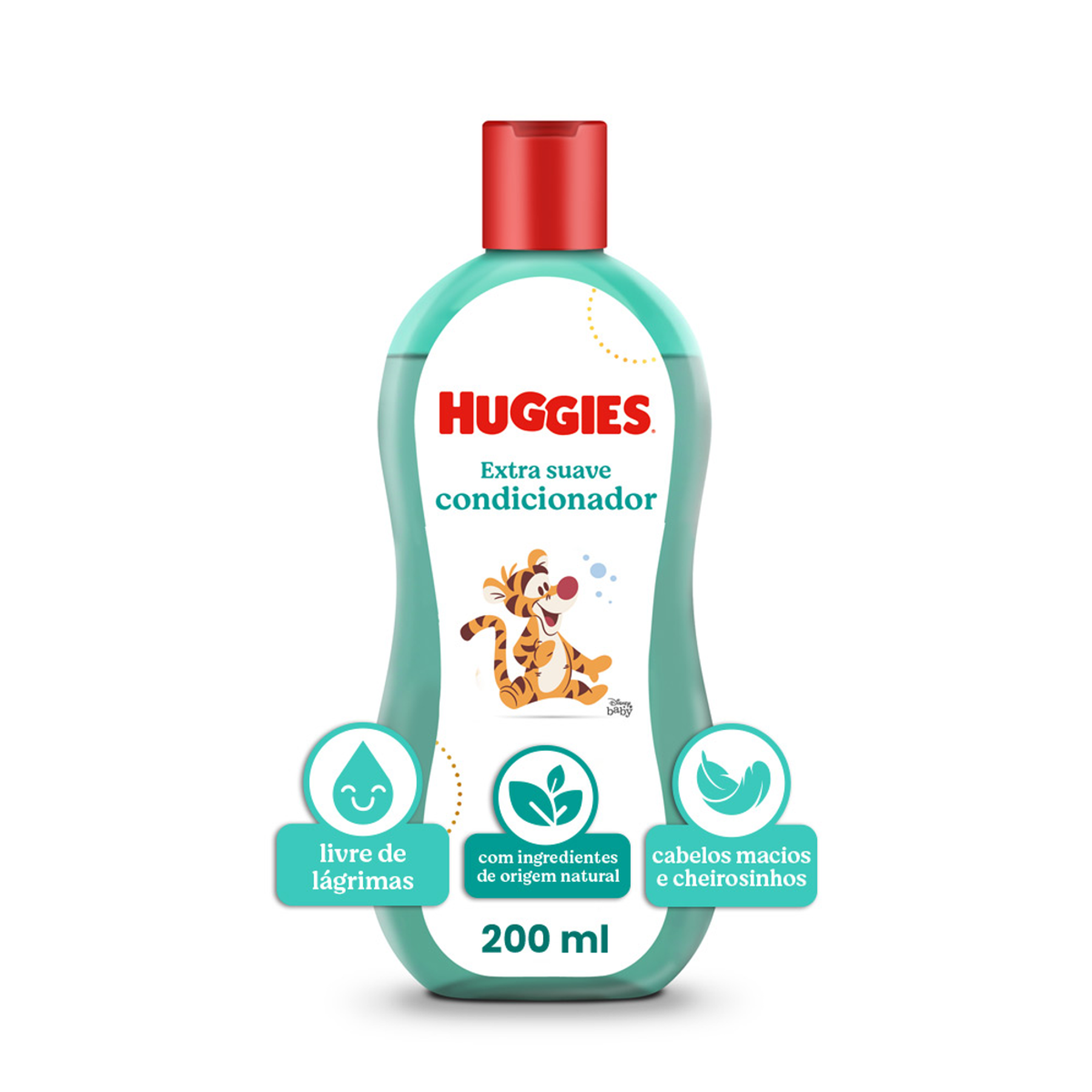 Condicionador Infantil Extra Suave Huggies Frasco 200ml