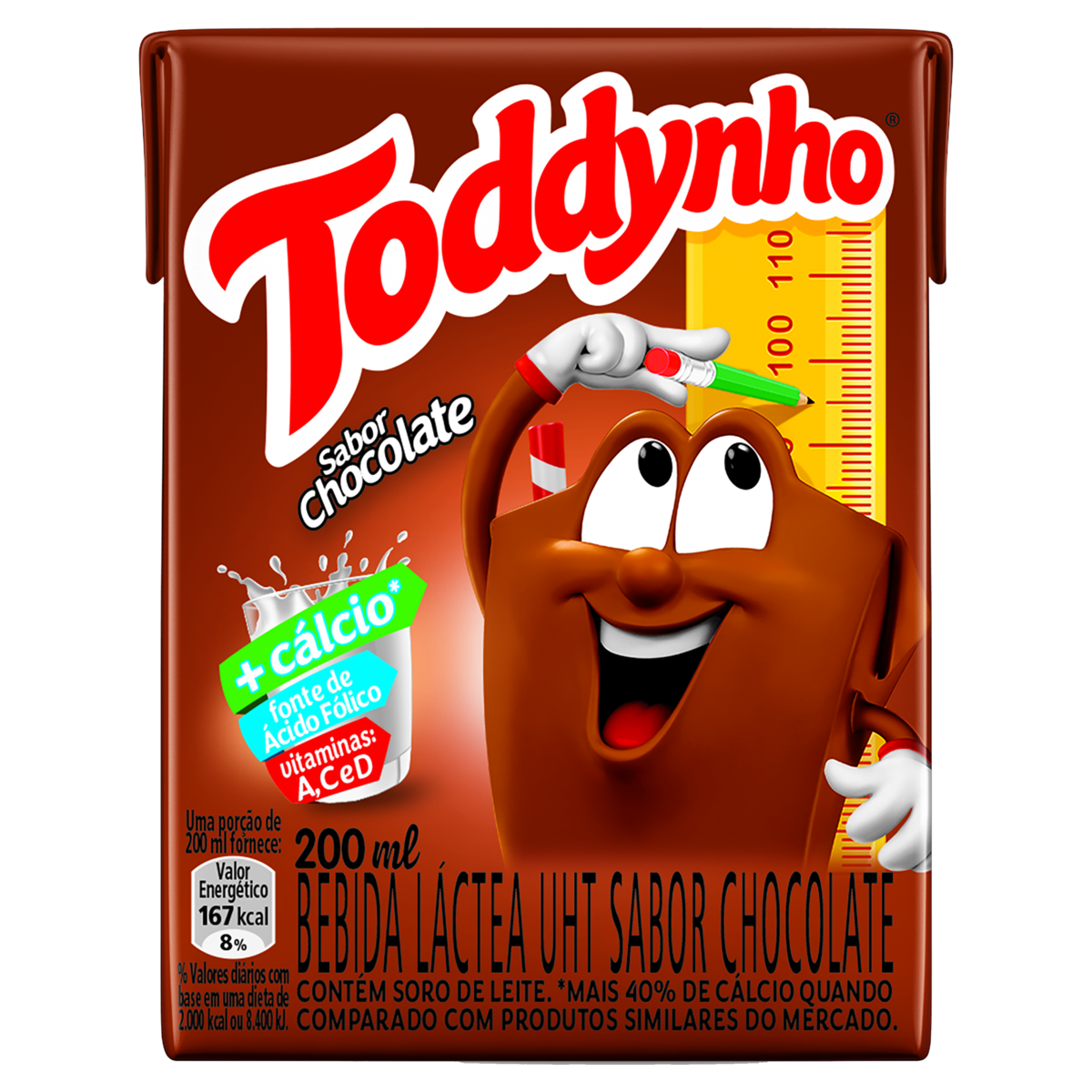 Bebida L&aacute;ctea UHT Chocolate Toddynho Caixa 200ml