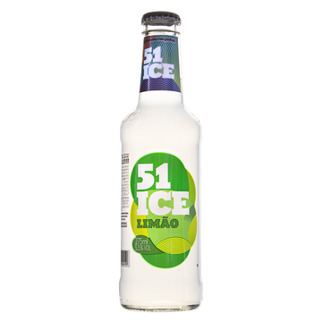 Bebida Mista Alcoólica Gaseificada Limão 51 Ice Garrafa 275ml