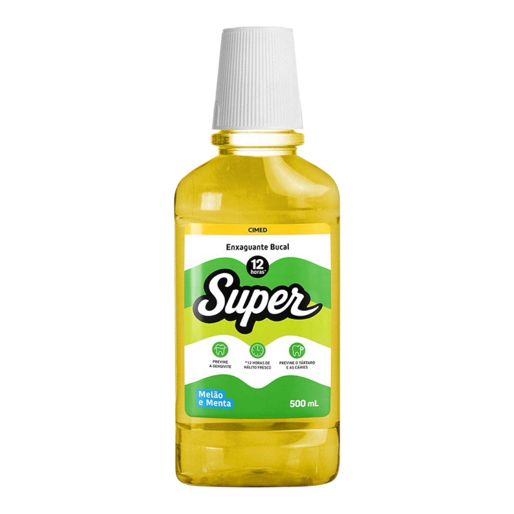 Enxaguante Bucal Mel&atilde;o e Menta Super Frasco 500ml