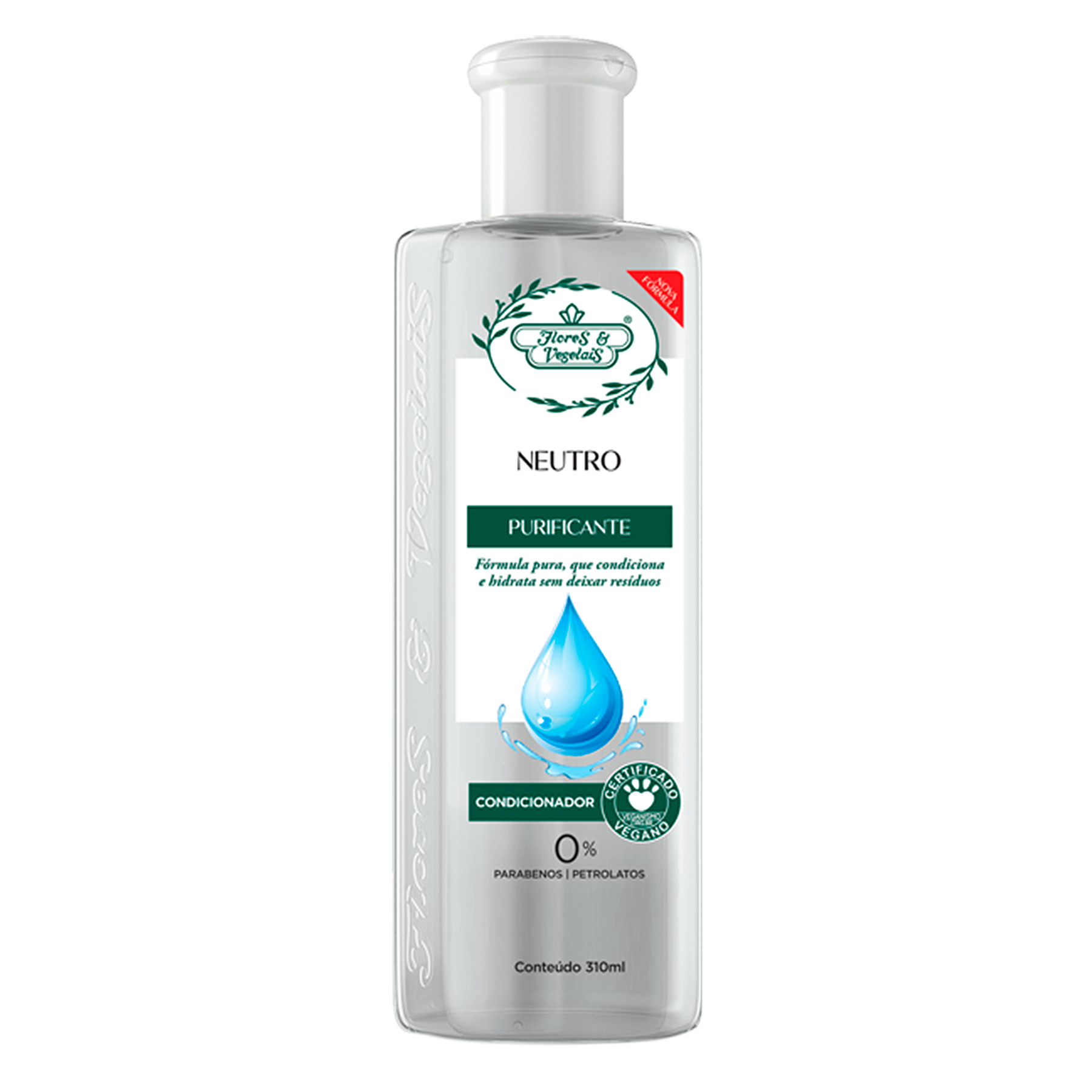 Condicionador Purificante Flores & Vegetais Neutro Frasco 310ml