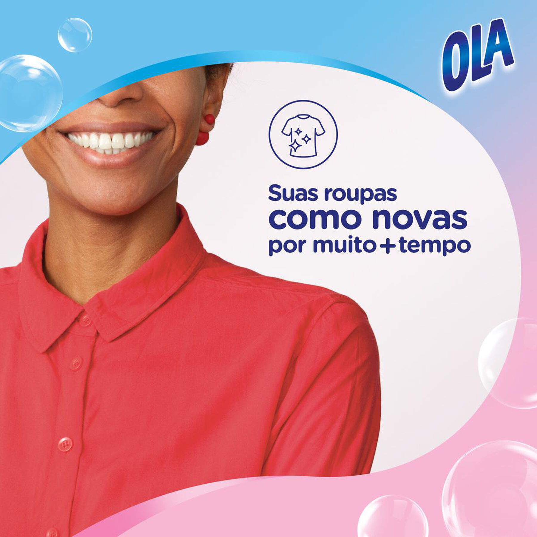 Sabão Roupas Delicadas Original Ola Frasco 1l