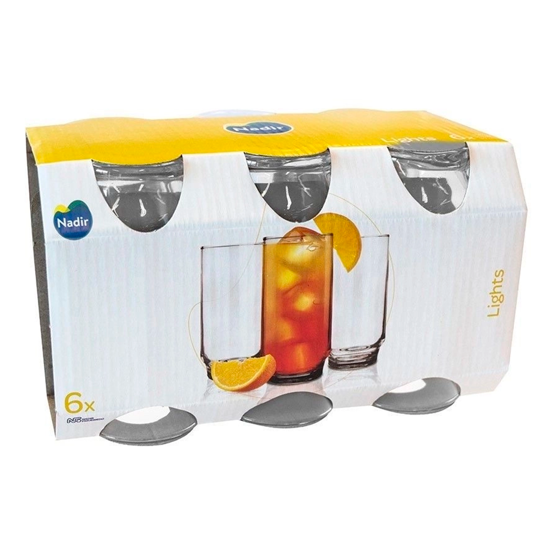Copo Lights Nadir Figueiredo 300ml C/6 Unidades