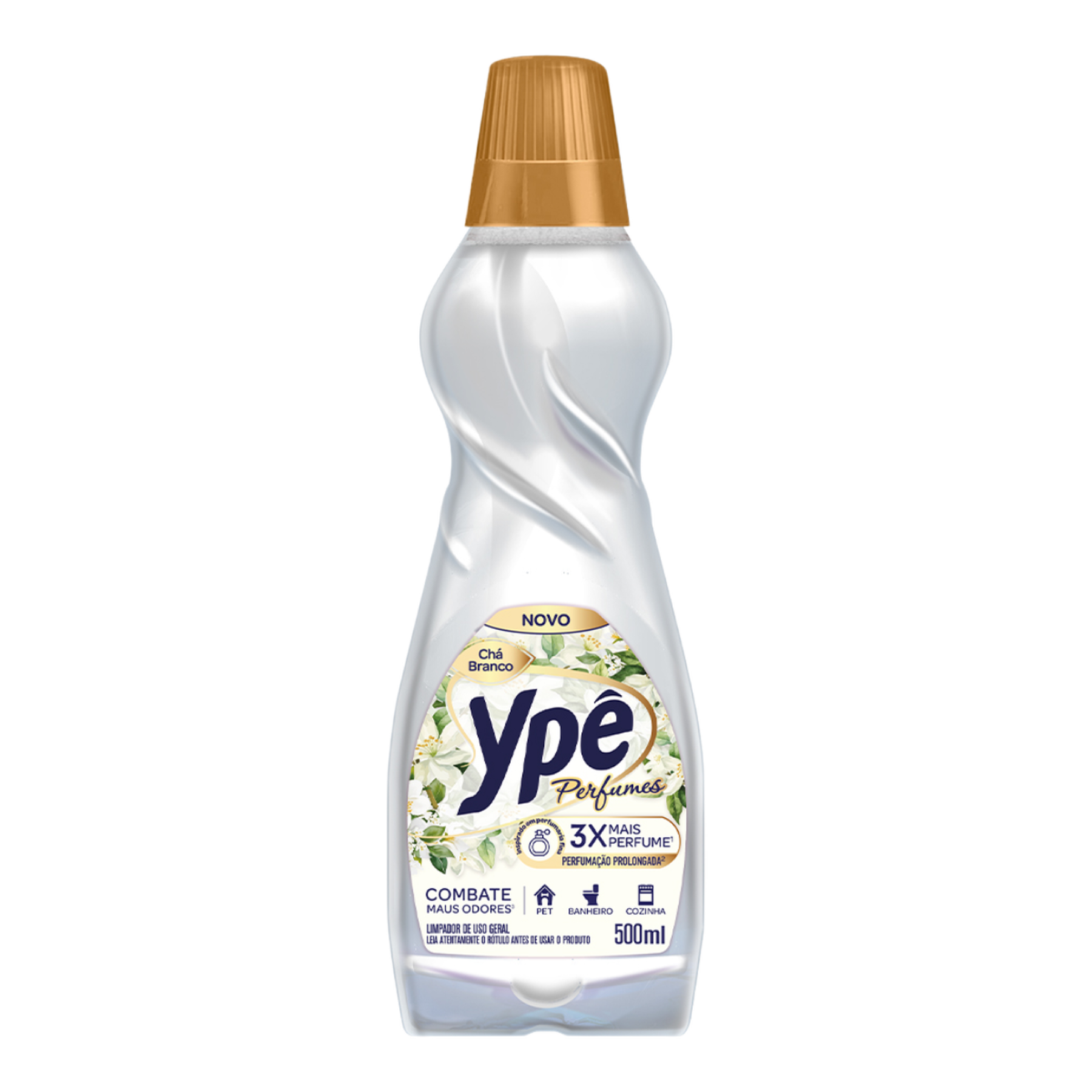 Limpador Perfumado Ch&aacute; Branco Perfumes Yp&ecirc; Frasco 500ml