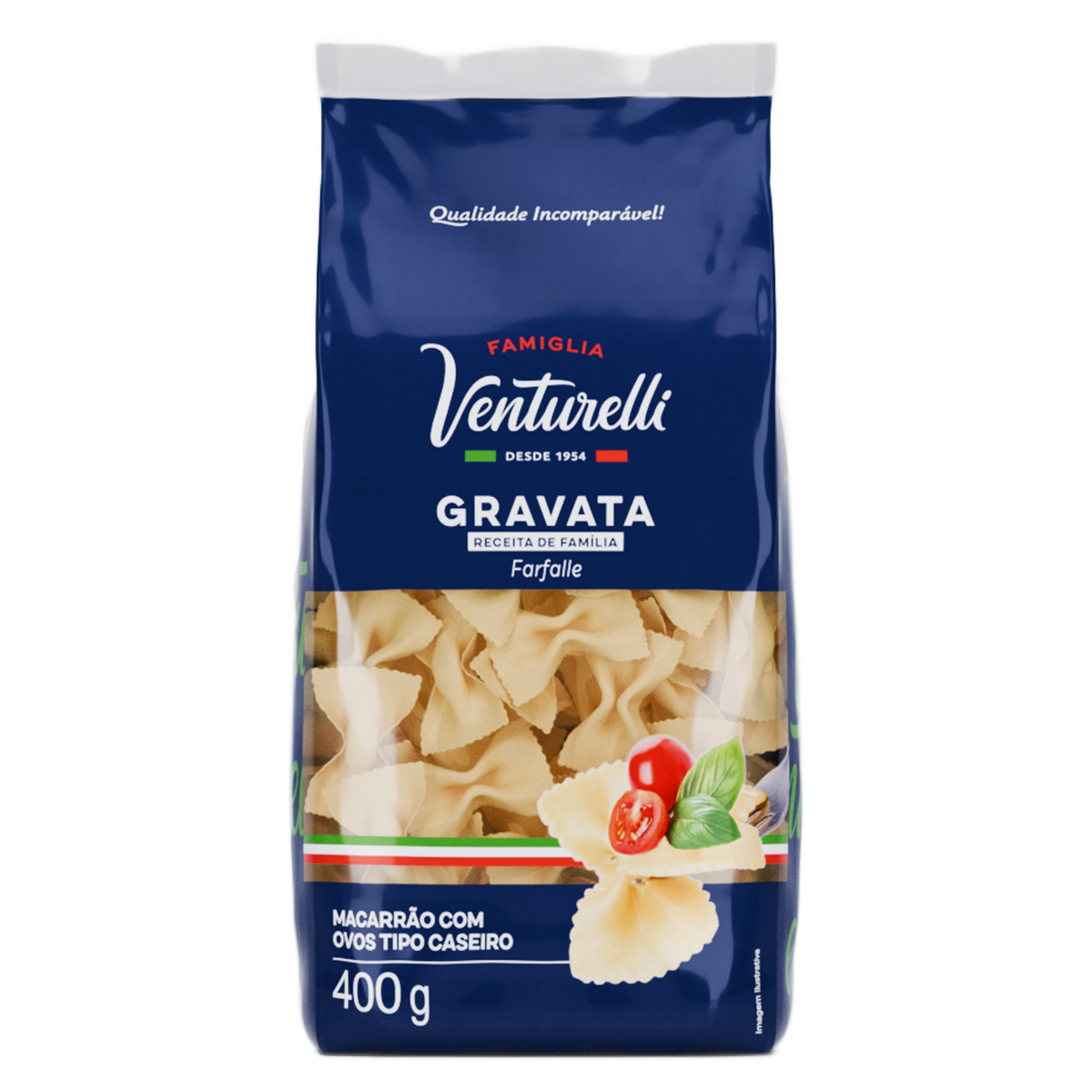 Macarr&atilde;o com Ovos Gravata Venturelli Pacote 400g