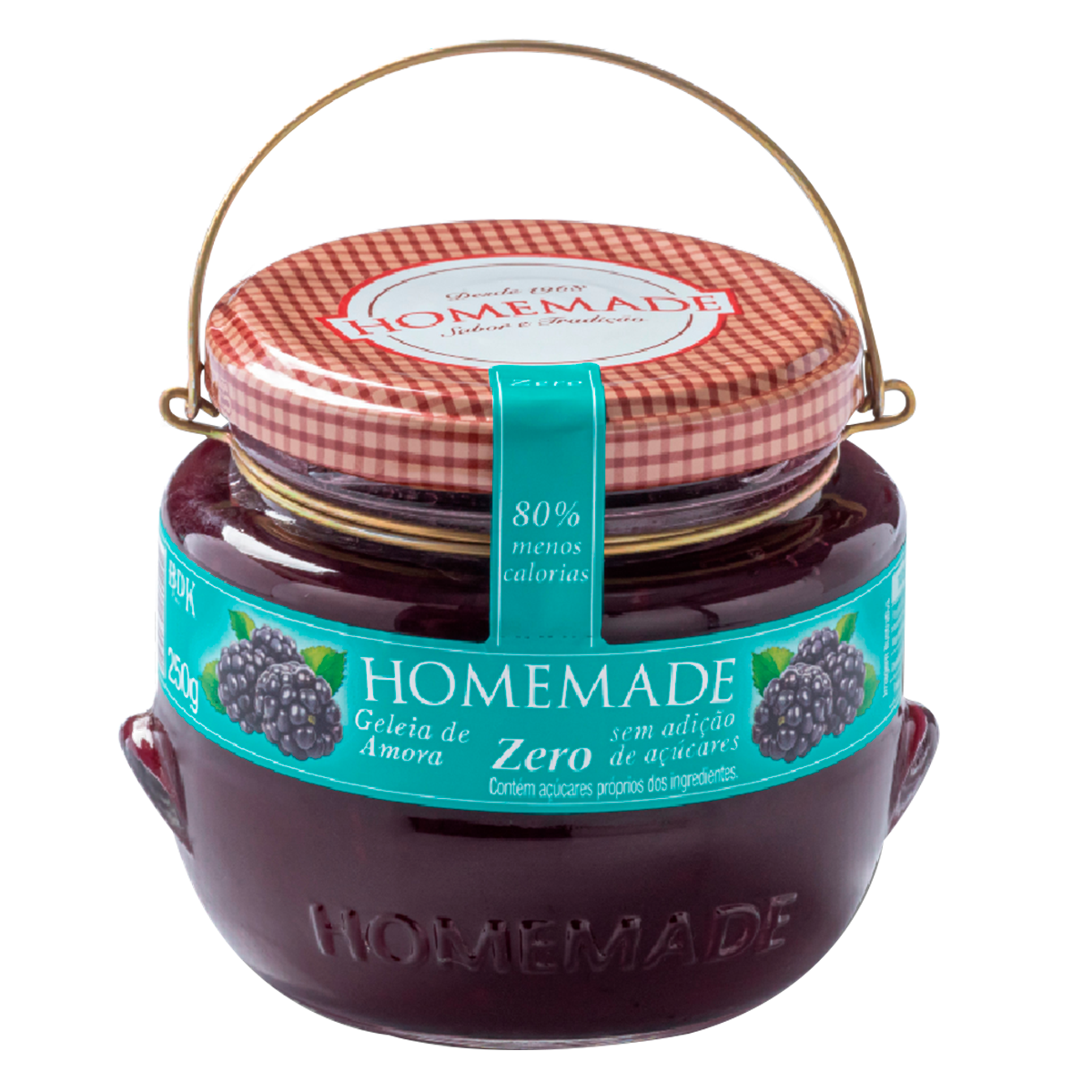 Geleia de Amora Zero Homemade Vidro 250g