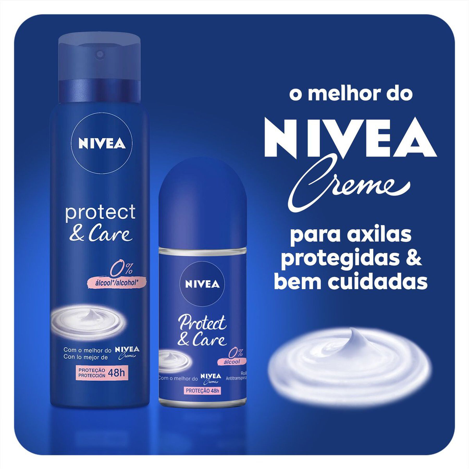 Desodorante Aerossol Protect e Care Nivea 200ml - Embalagem Econômica