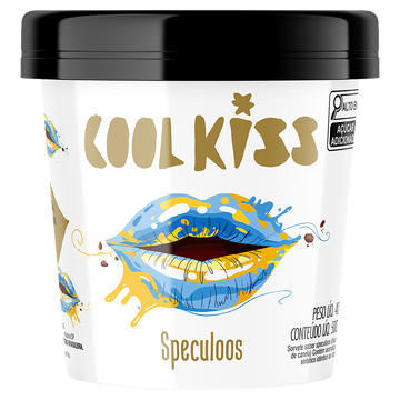 Sorvete Speculoos Cool Kiss Pote 500ml