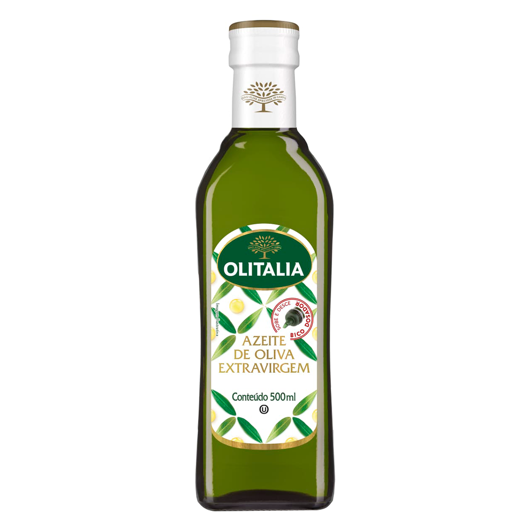Azeite de Oliva Extra Virgem Olitalia Vidro 500ml
