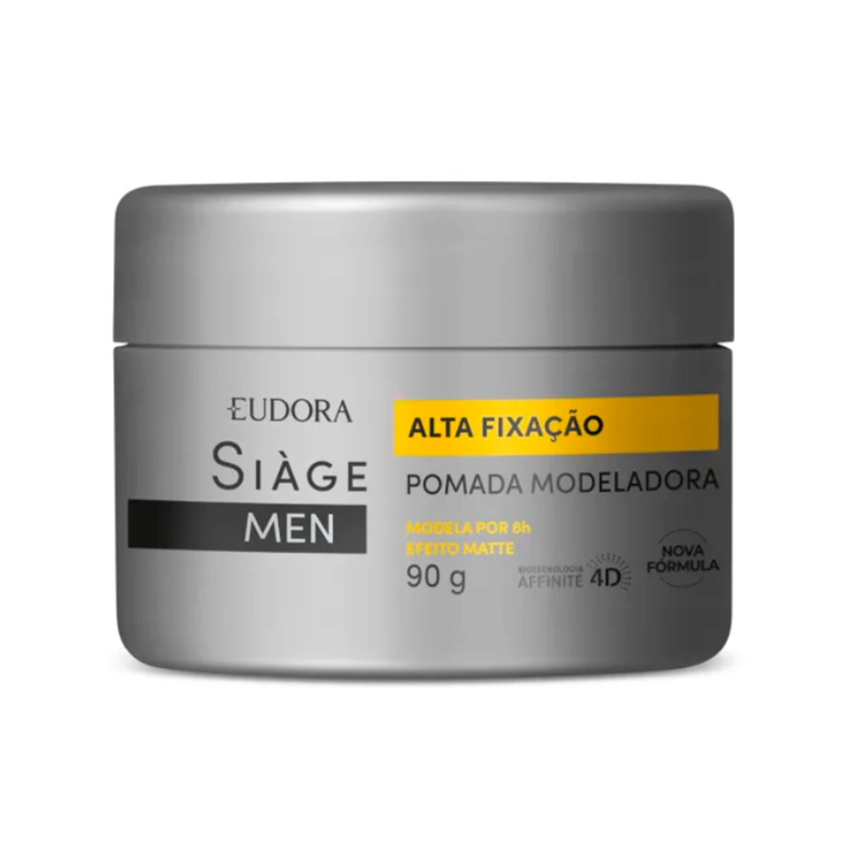 Pomada Modeladora Alta Fixa&ccedil;&atilde;o Si&agrave;ge Men Eudora Pote 90g