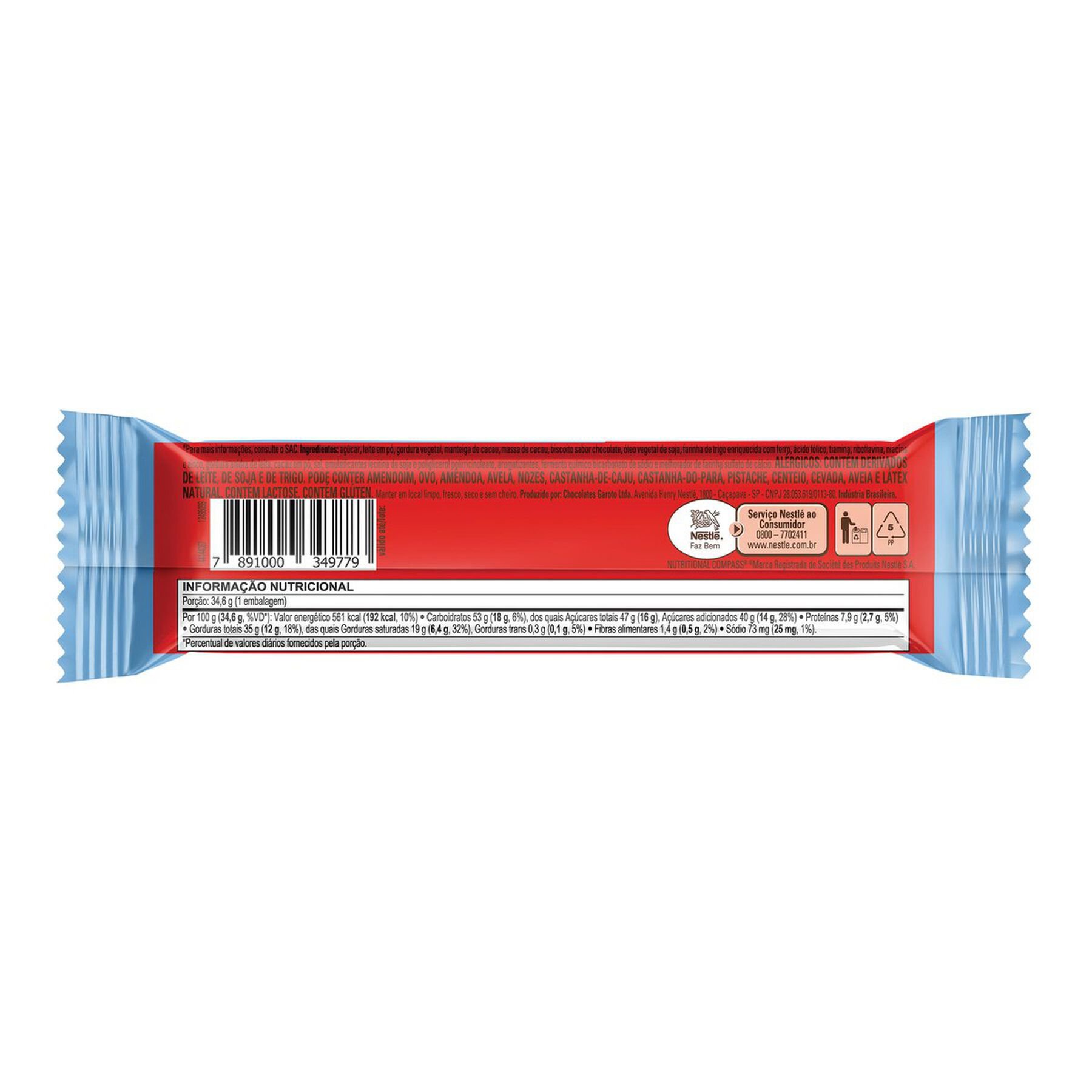 Chocolate Wafer Cookies e Cream Mini Moments KitKat Nestlé Pacote 34,6g