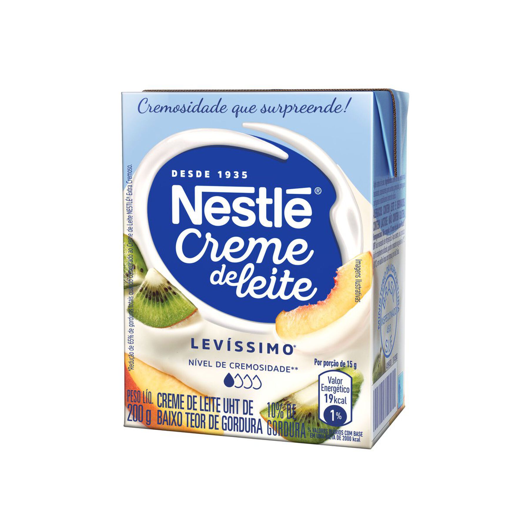 Creme de Leite UHT Lev&iacute;ssimo Nestl&eacute; Caixa 200g