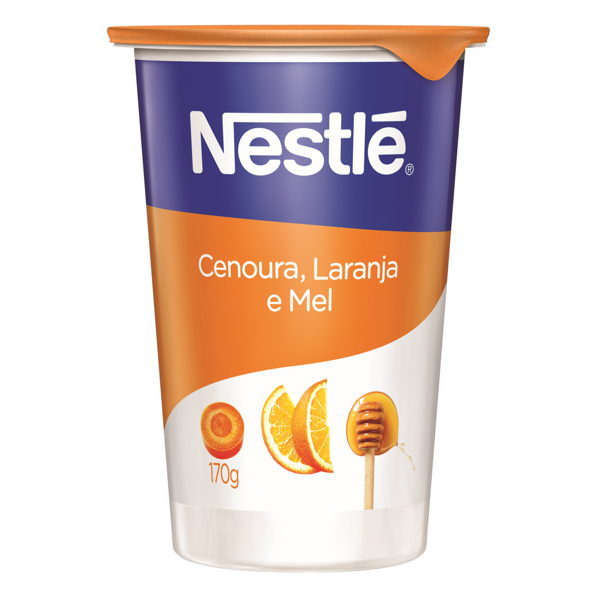 Iogurte Parcialmente Desnatado Cenoura, Laranja e Mel Nestl&eacute; Copo 170g