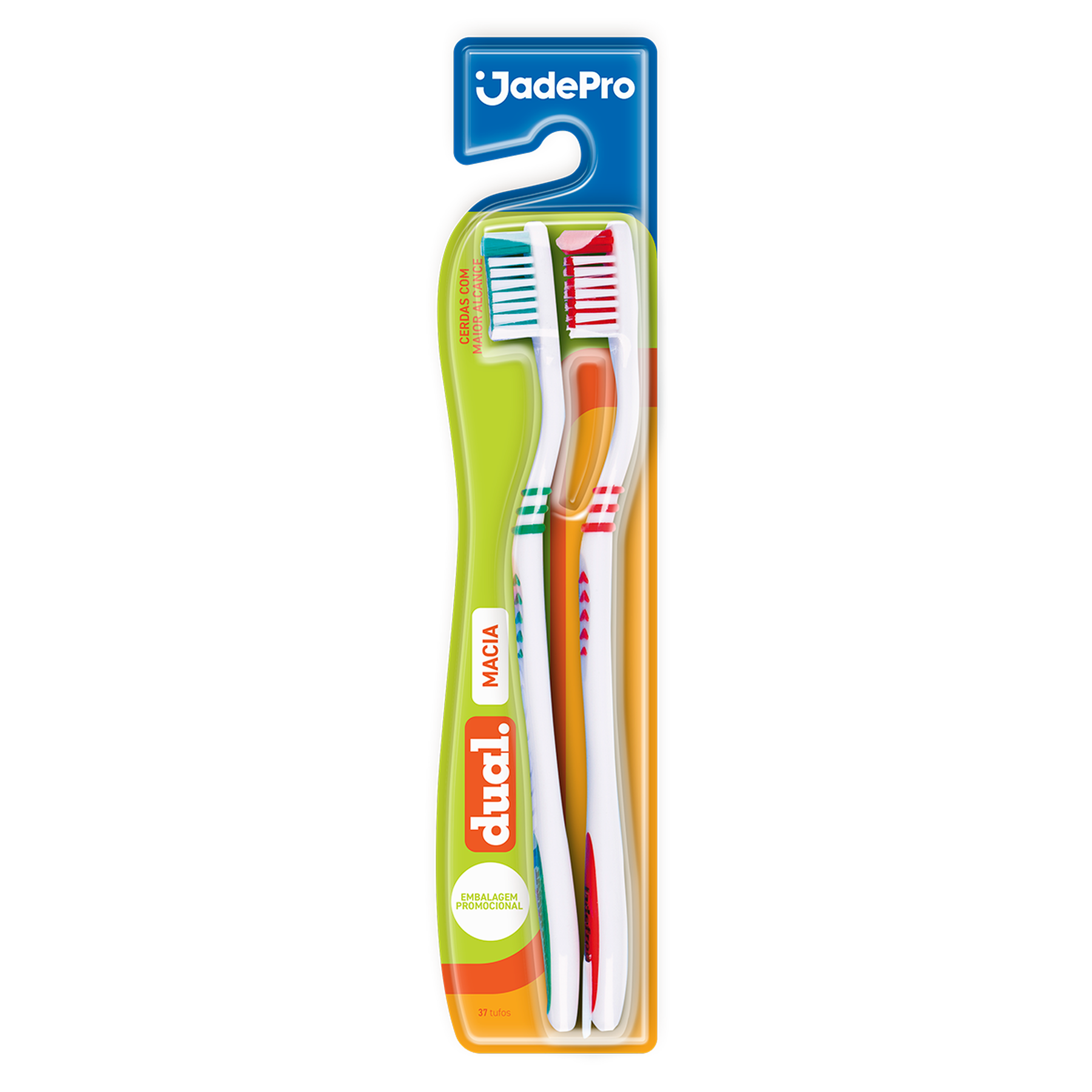 Escova Dental Jadefrog 22 Macia C/2 Unidades