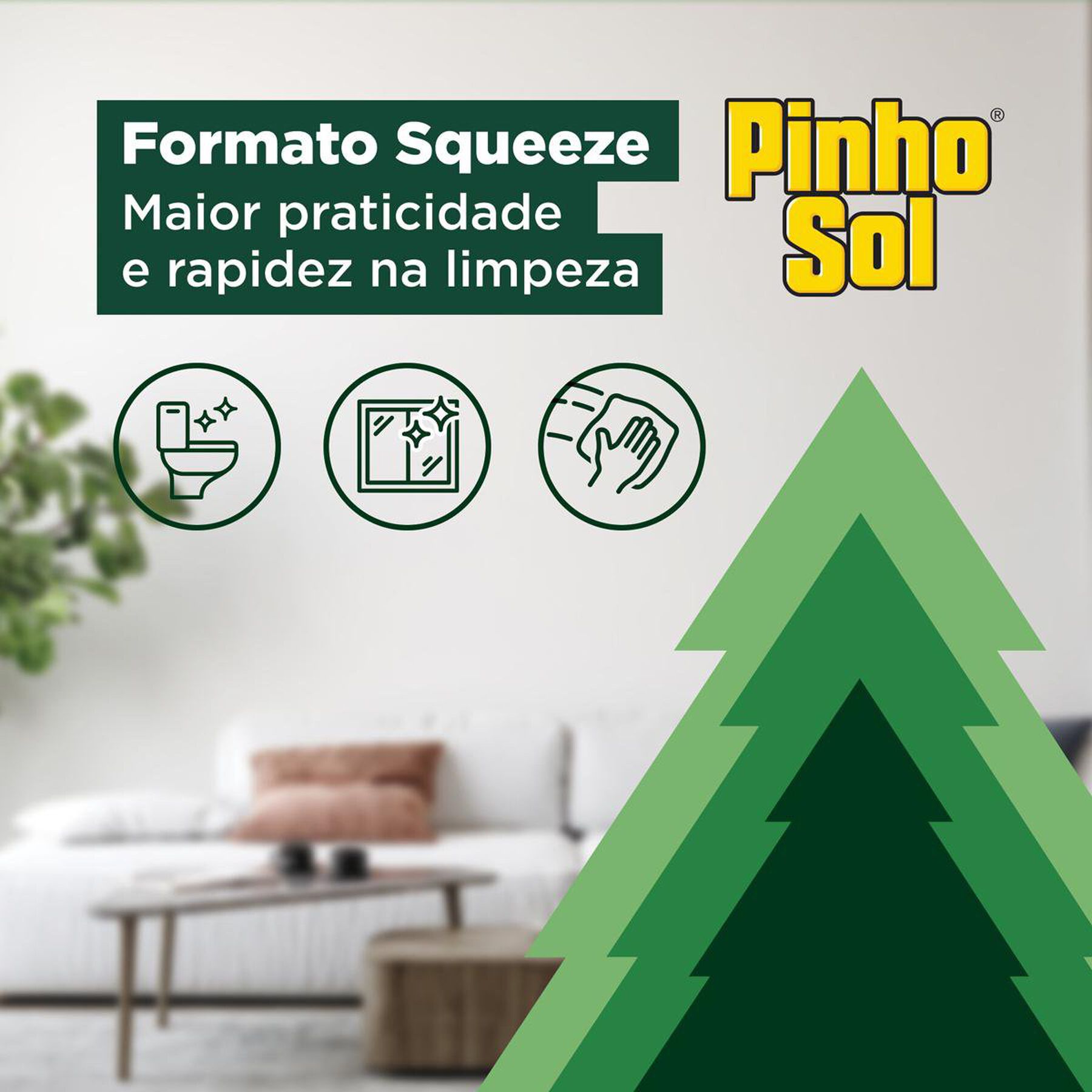 Desinfetante Uso Geral Lavanda Pinho Sol 500ml