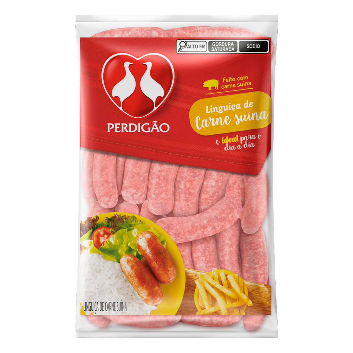 Lingui&ccedil;a de Carne Su&iacute;na Perdig&atilde;o aprox. 483g